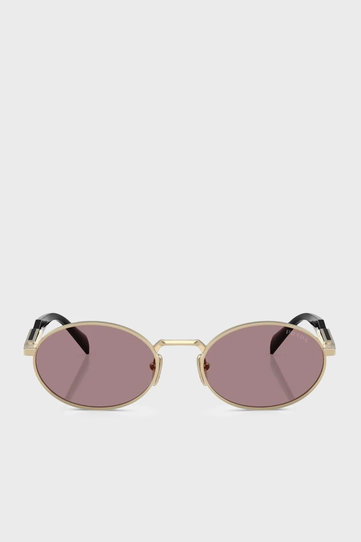 Prada Oval Güneş Kadın Gözlük 0PR 65ZS ZVN20I 55 altın - 4