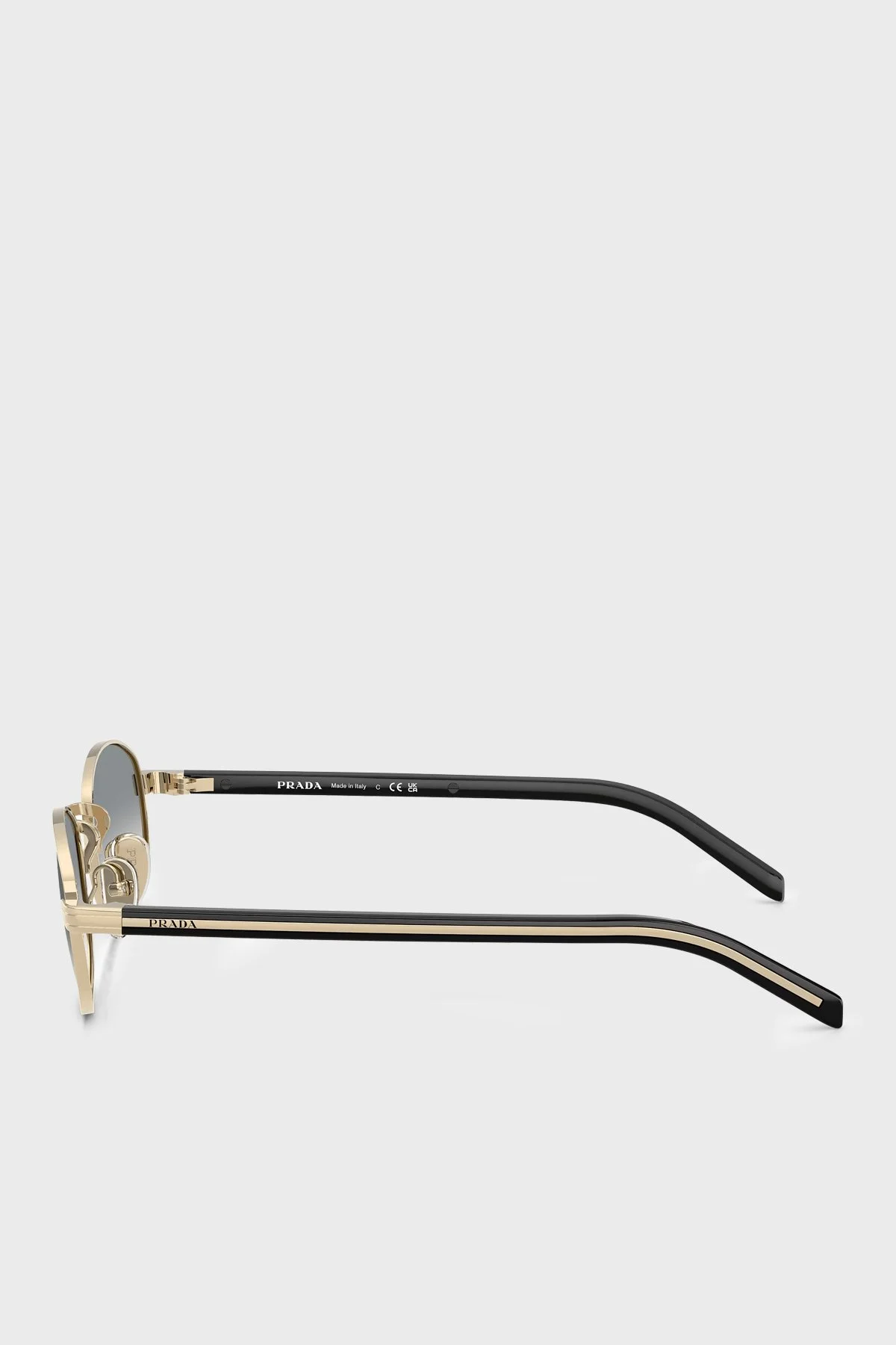 Prada Oval Güneş Bayan Gözlük 0PR B53S ZVN02C 52 Altın - 3