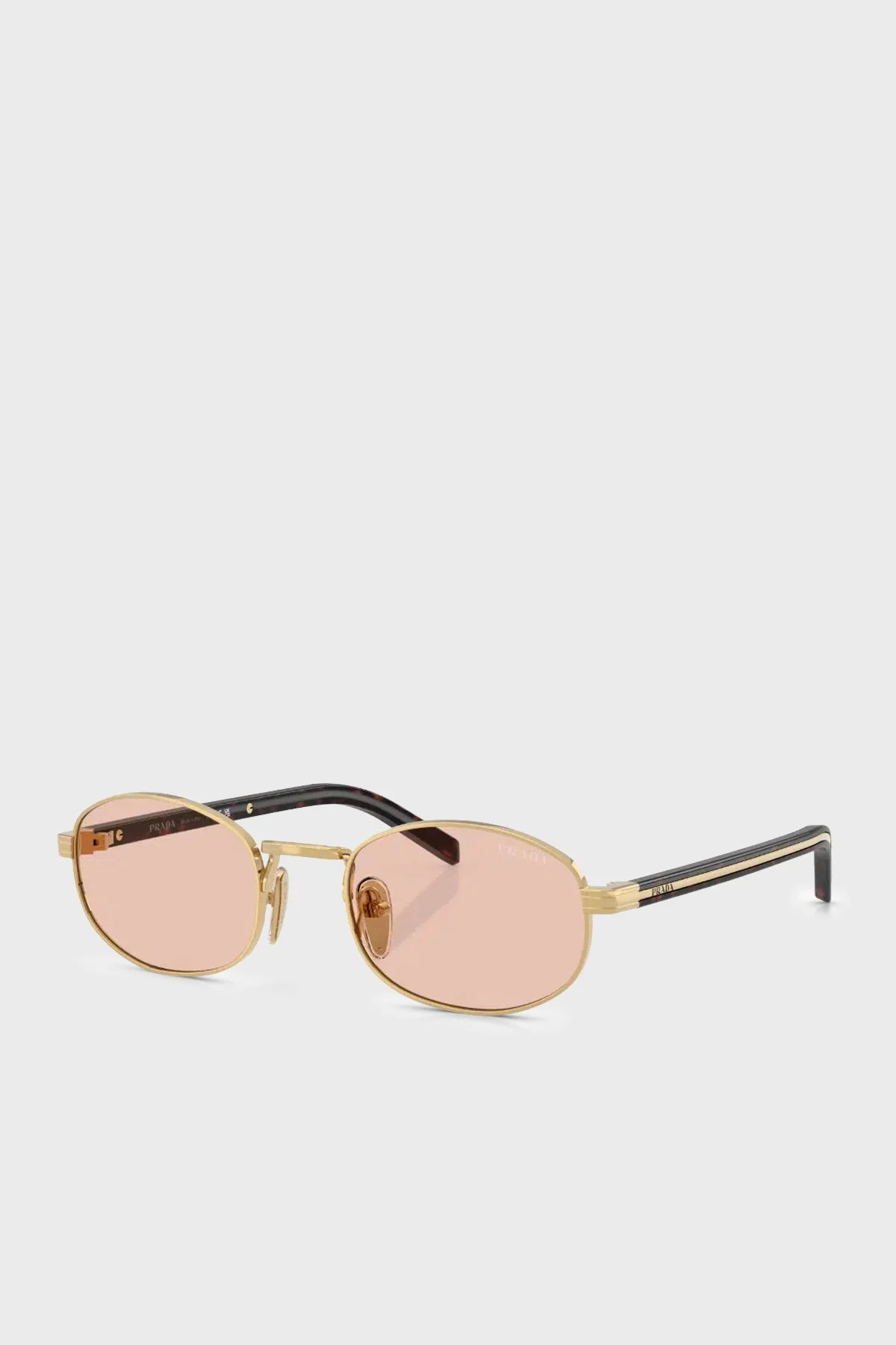 Prada Oval Güneş Kadın Gözlük 0PRB53S 5AK50V 52 Altın - 1