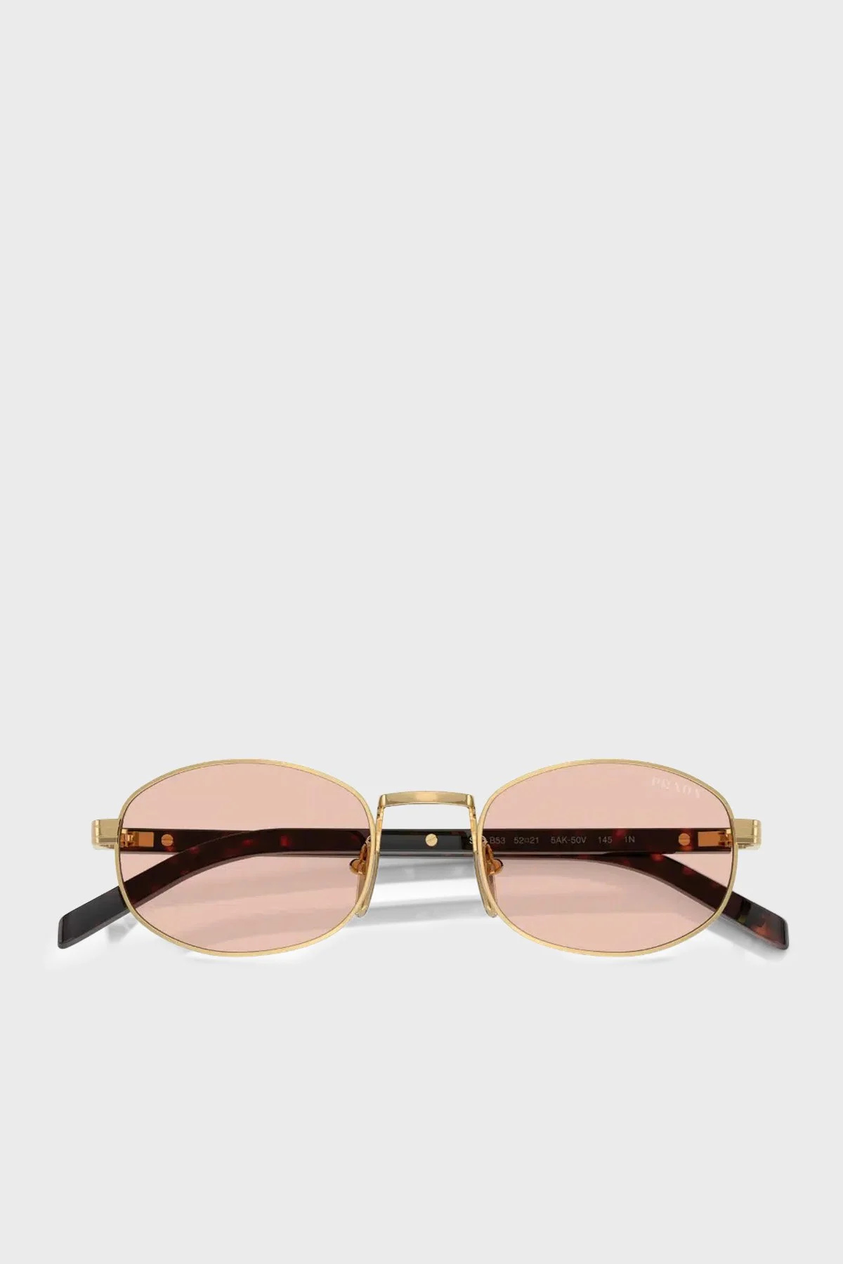 Prada Oval Güneş Kadın Gözlük 0PRB53S 5AK50V 52 Altın - 5