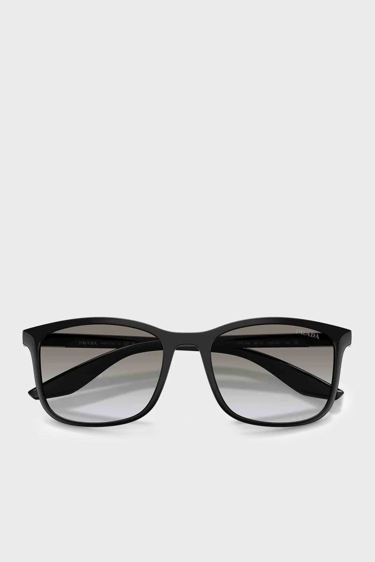 Prada Sport Logolu Güneş Erkek Gözlük 0PS A08S 1AB0A7 56 SİYAH - 4