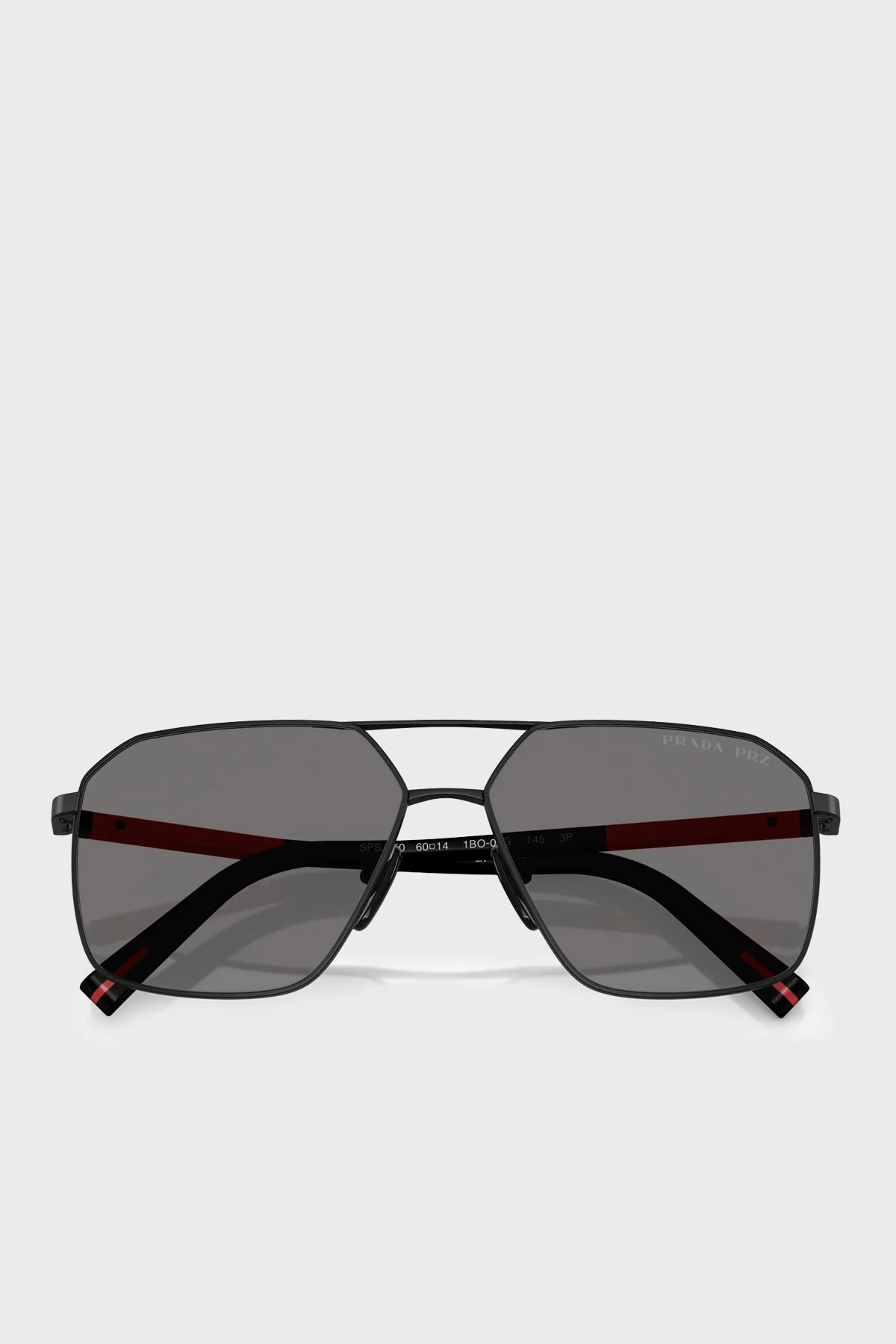 Prada Sport Logolu Güneş Erkek Gözlük 0PS A50S 1BO02G 60 Siyah - 4