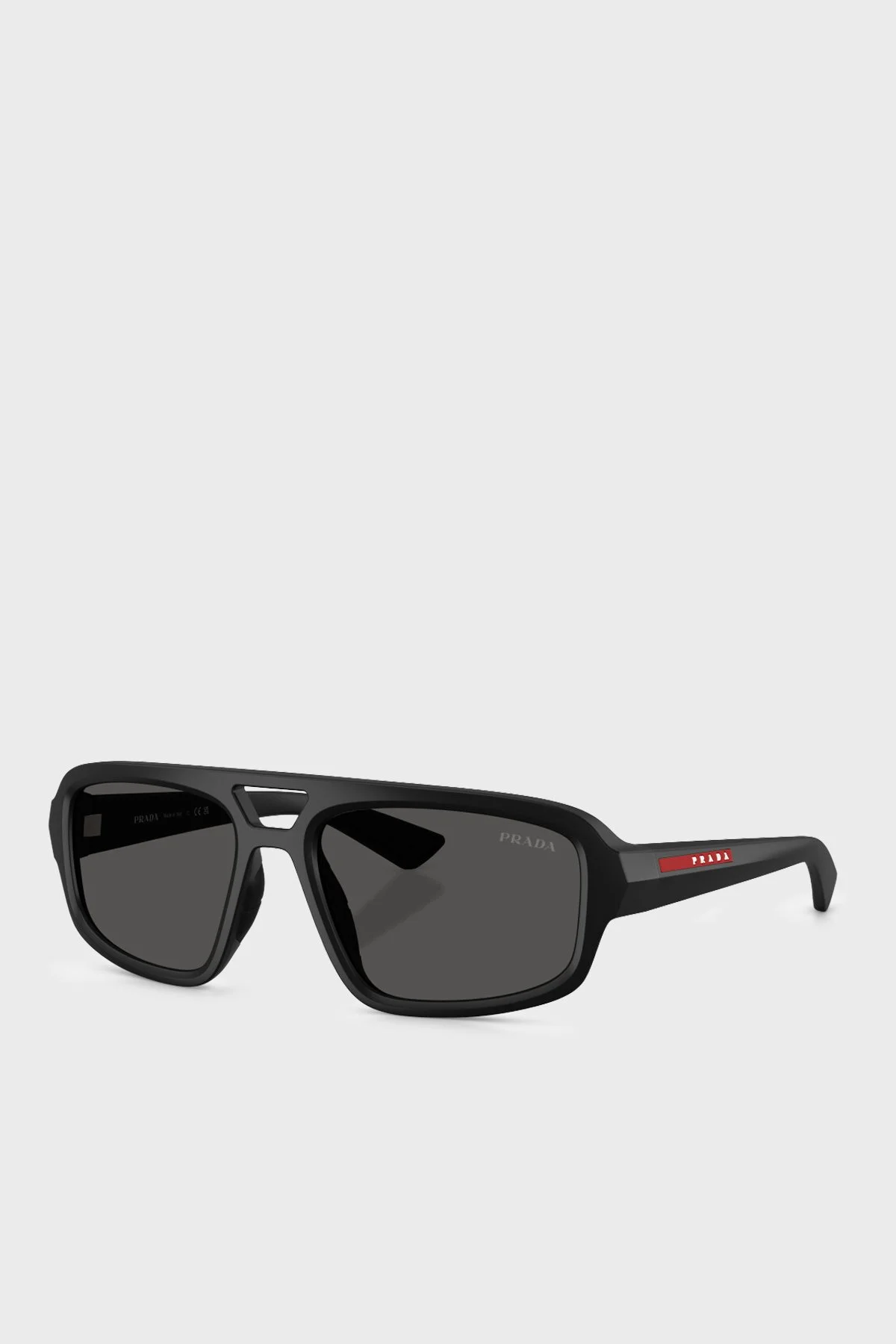 Prada Sport Logolu Güneş Erkek Gözlük 0PS B11SU 1BO08Z 57 Siyah - 1