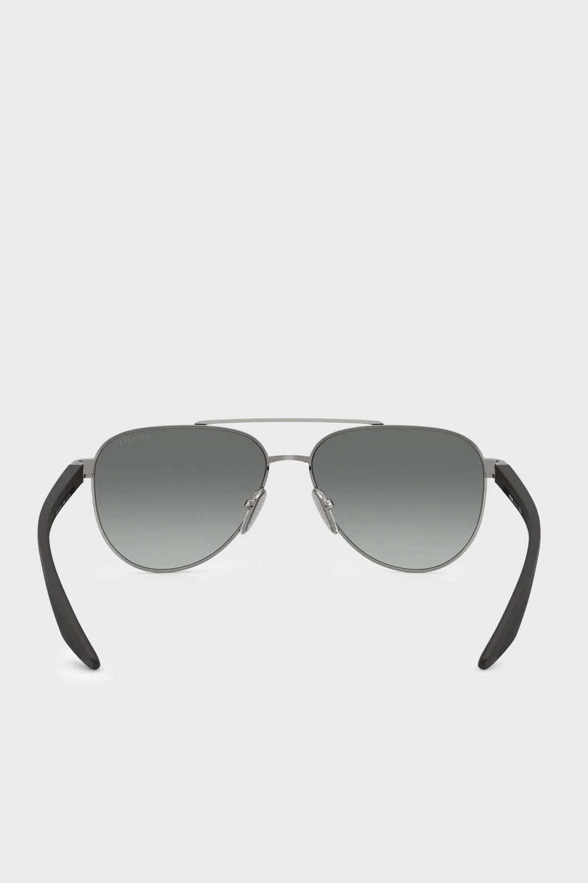 Prada Sport Logolu Pilot Güneş Erkek Gözlük 0PSA52S 5AV3M1 58 Metalik gri - 3