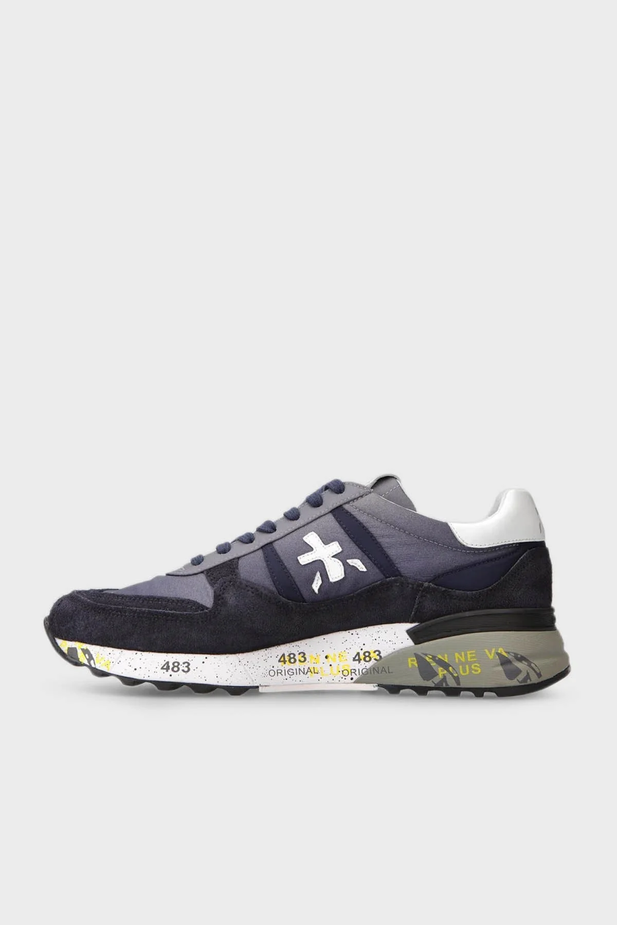 Premiata Baskılı Hakiki Deri Sneaker Erkek Ayakkabı LANDECK 6404 SİYAH - 2