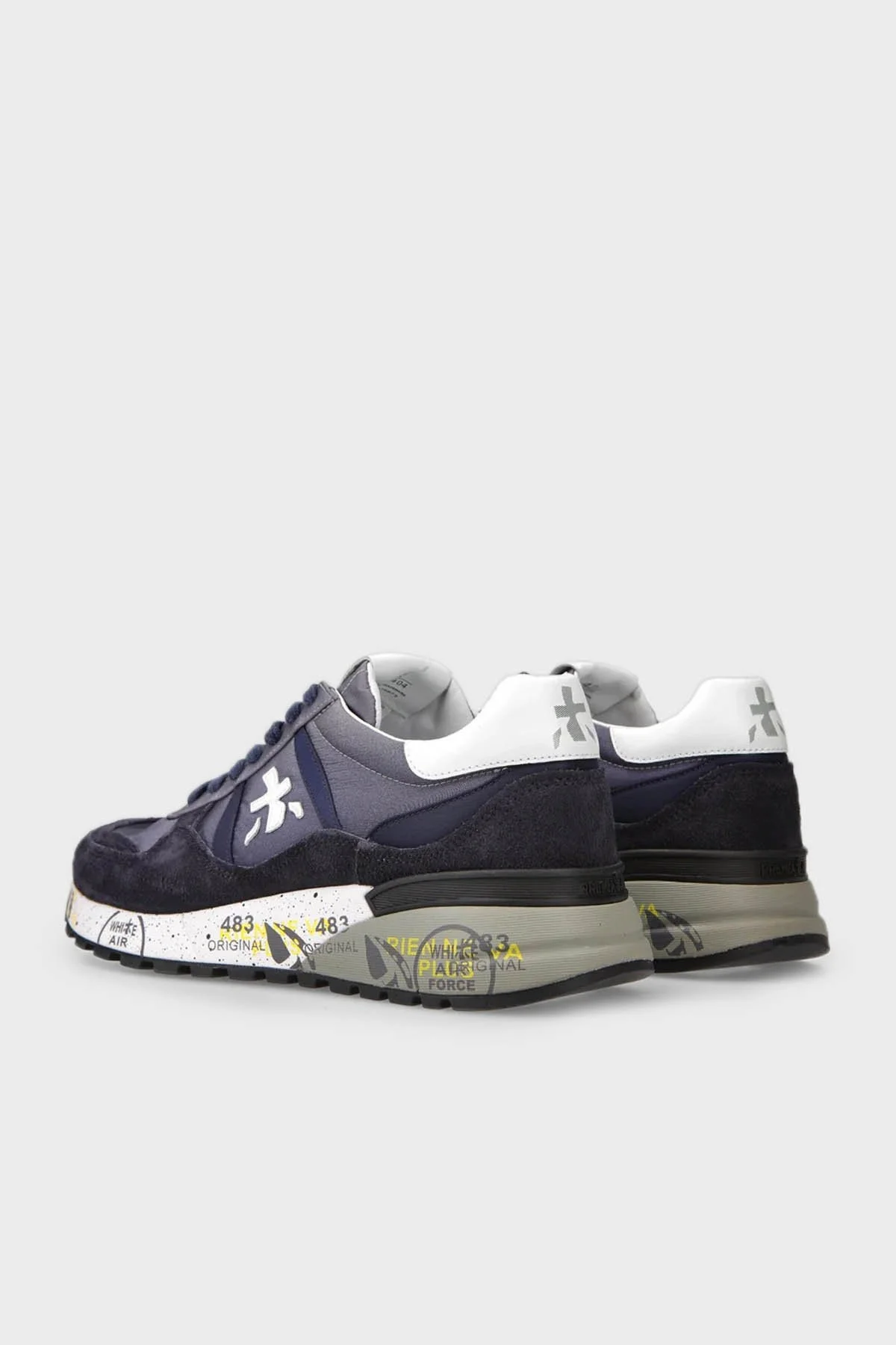 Premiata Baskılı Hakiki Deri Sneaker Erkek Ayakkabı LANDECK 6404 SİYAH - 6