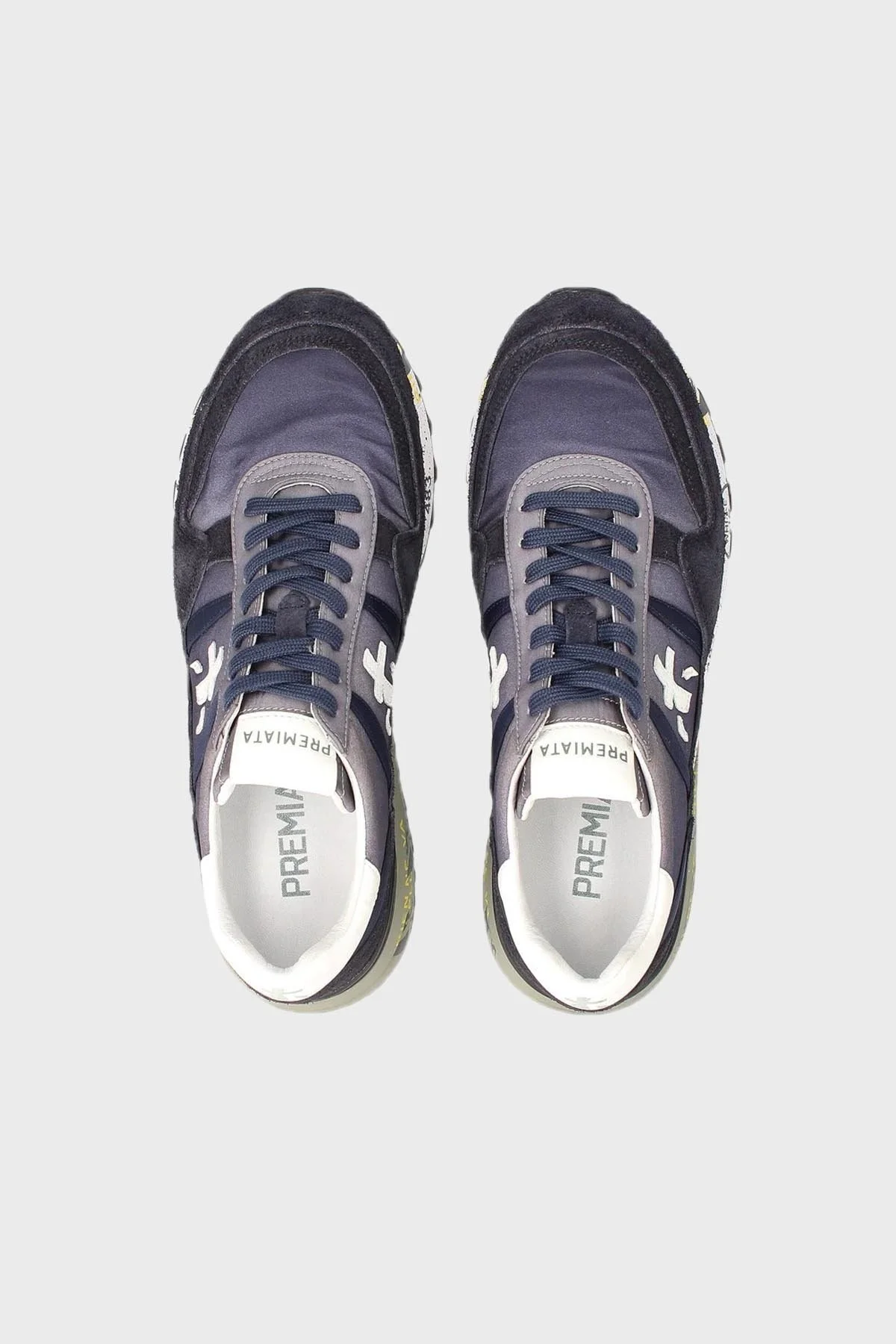 Premiata Baskılı Hakiki Deri Sneaker Erkek Ayakkabı LANDECK 6404 SİYAH - 7