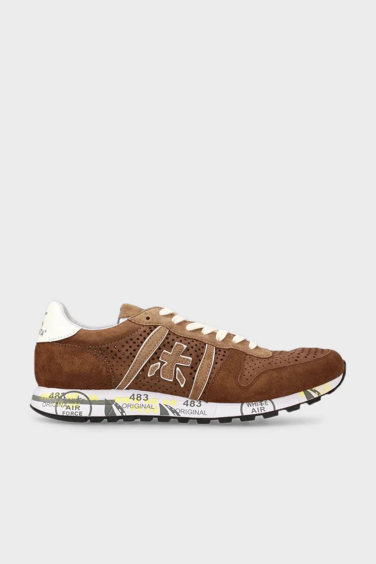 Premiata Baskılı Sneaker Erkek Ayakkabı ERIC 6605 KAHVE - 1
