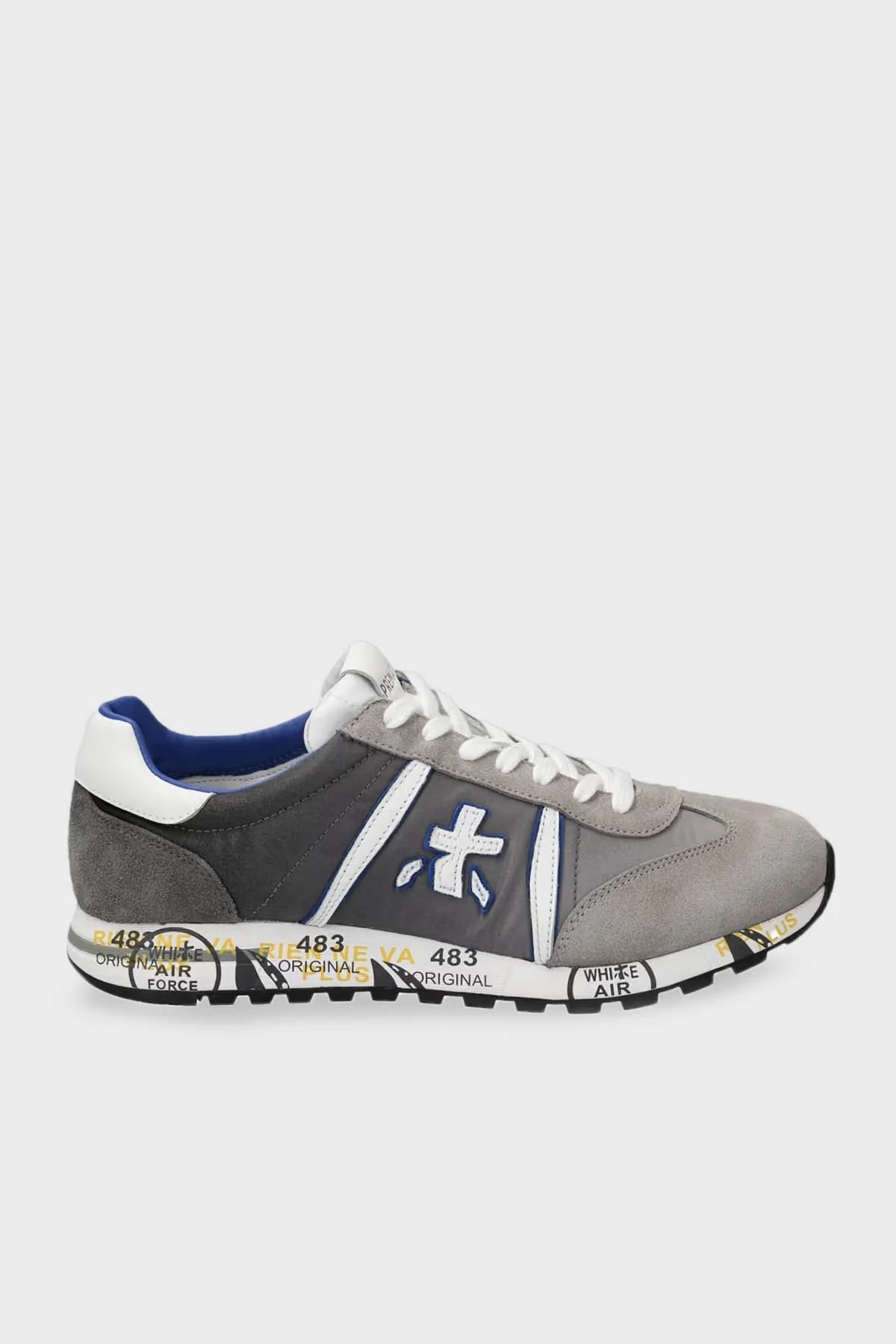 Premiata Baskılı Sneaker Erkek Ayakkabı LUCY 5643 GRİ - 1
