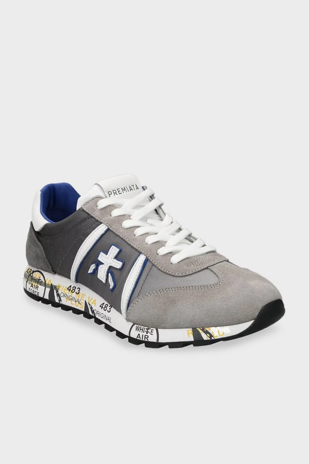 Premiata Baskılı Sneaker Erkek Ayakkabı LUCY 5643 GRİ - 2