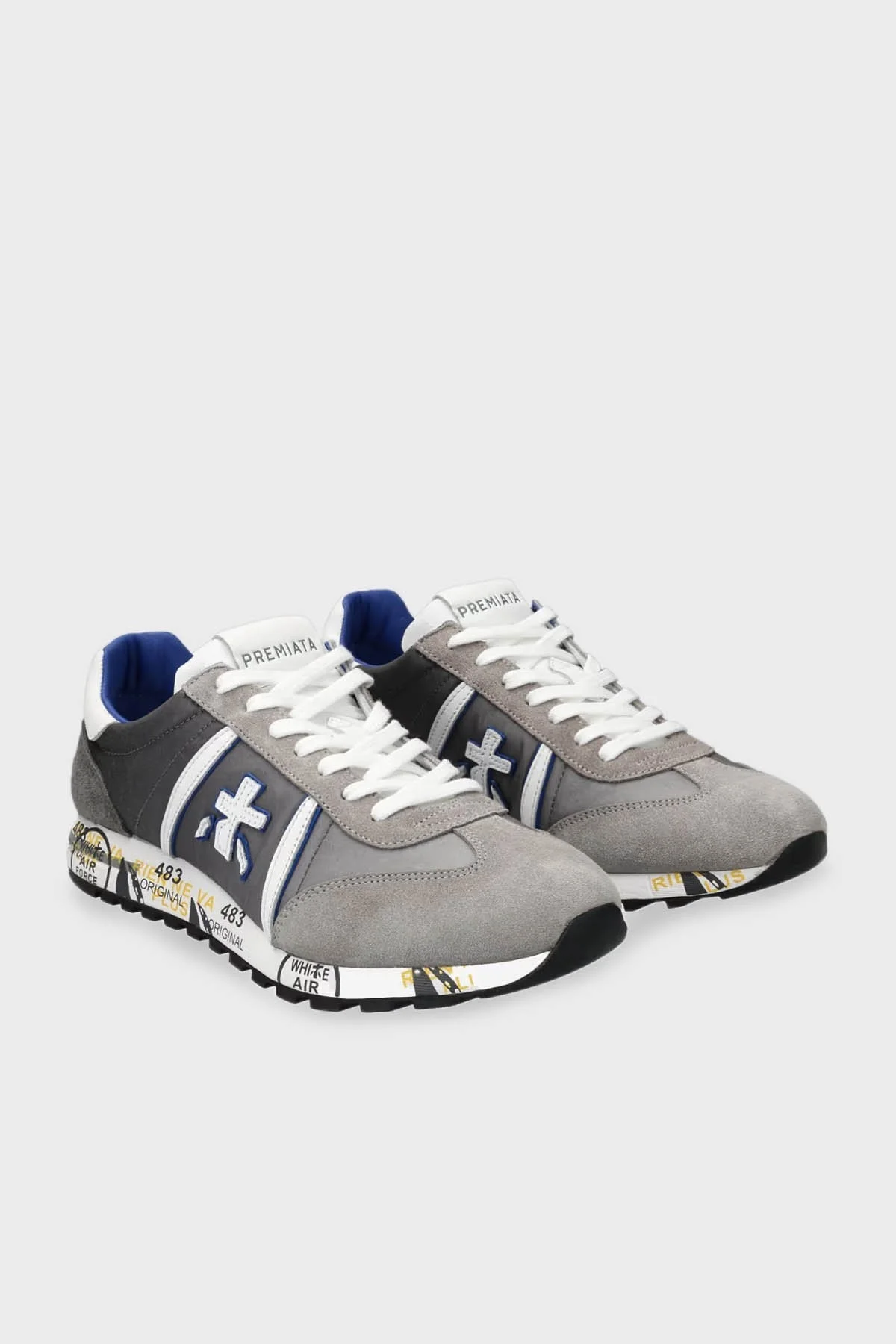 Premiata Baskılı Sneaker Erkek Ayakkabı LUCY 5643 GRİ - 3