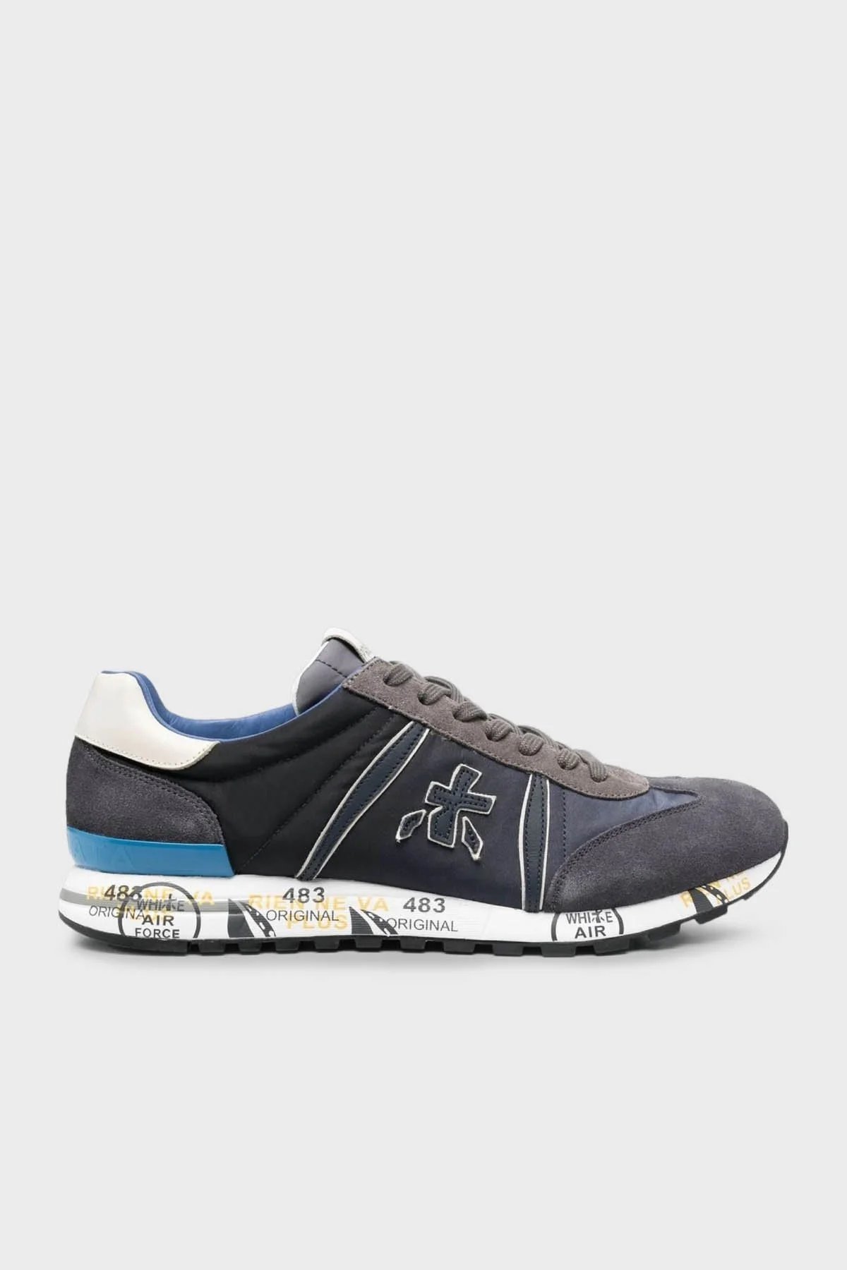 Premiata Baskılı Sneaker Erkek Ayakkabı LUCY 5902 MAVİ-GRİ - 1
