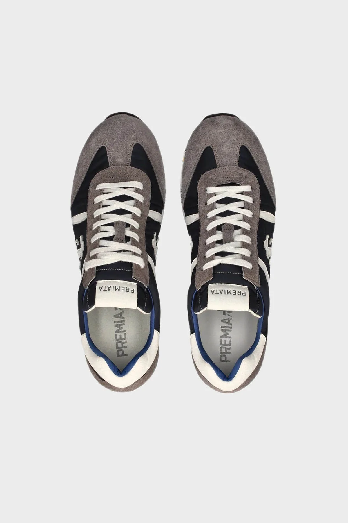 Premiata Baskılı Sneaker Erkek Ayakkabı LUCY 600 LACİVERT-GRİ - 13