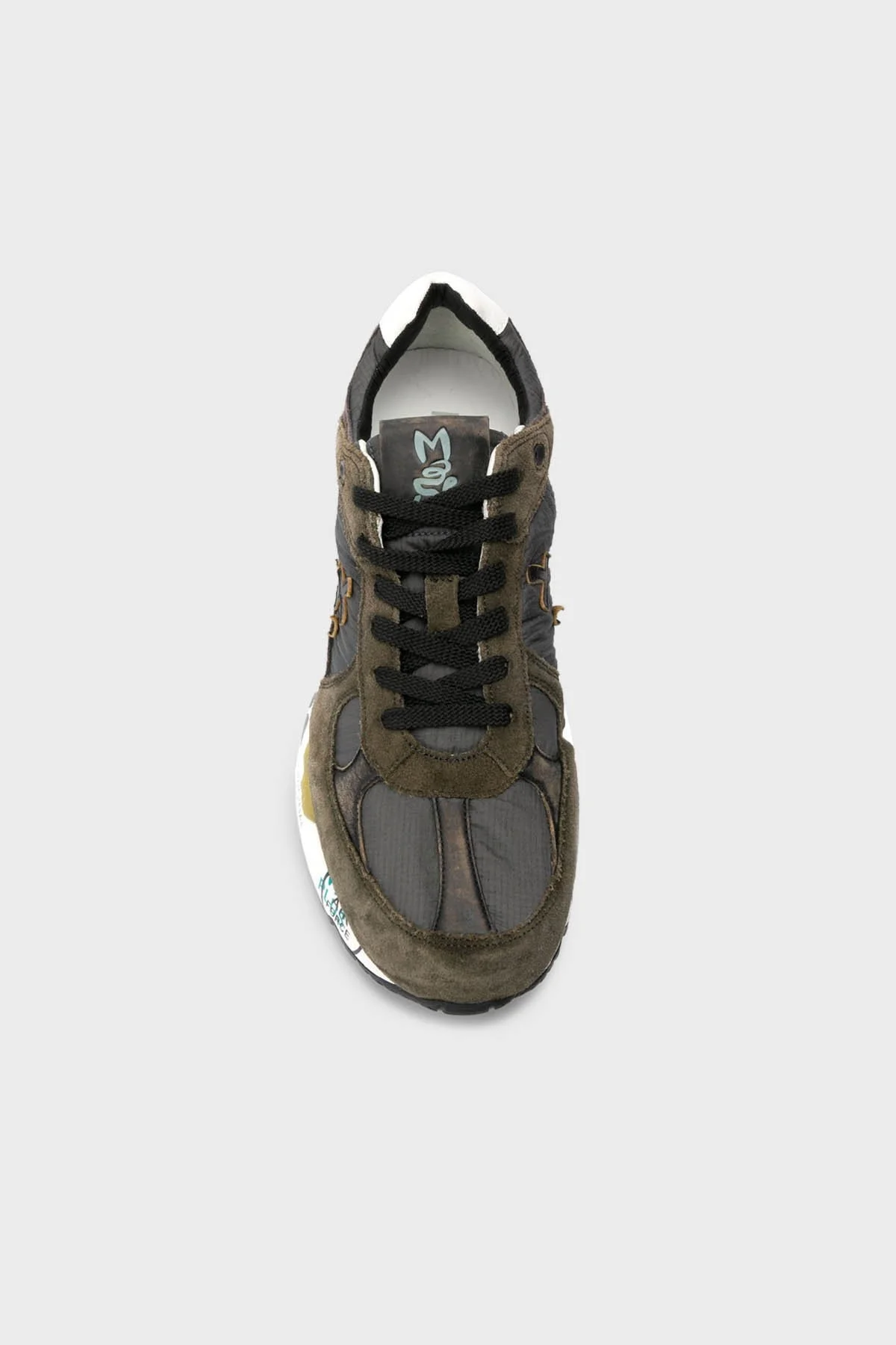 Premiata Baskılı Sneaker Erkek Ayakkabı MASE 4005 HAKİ - 4