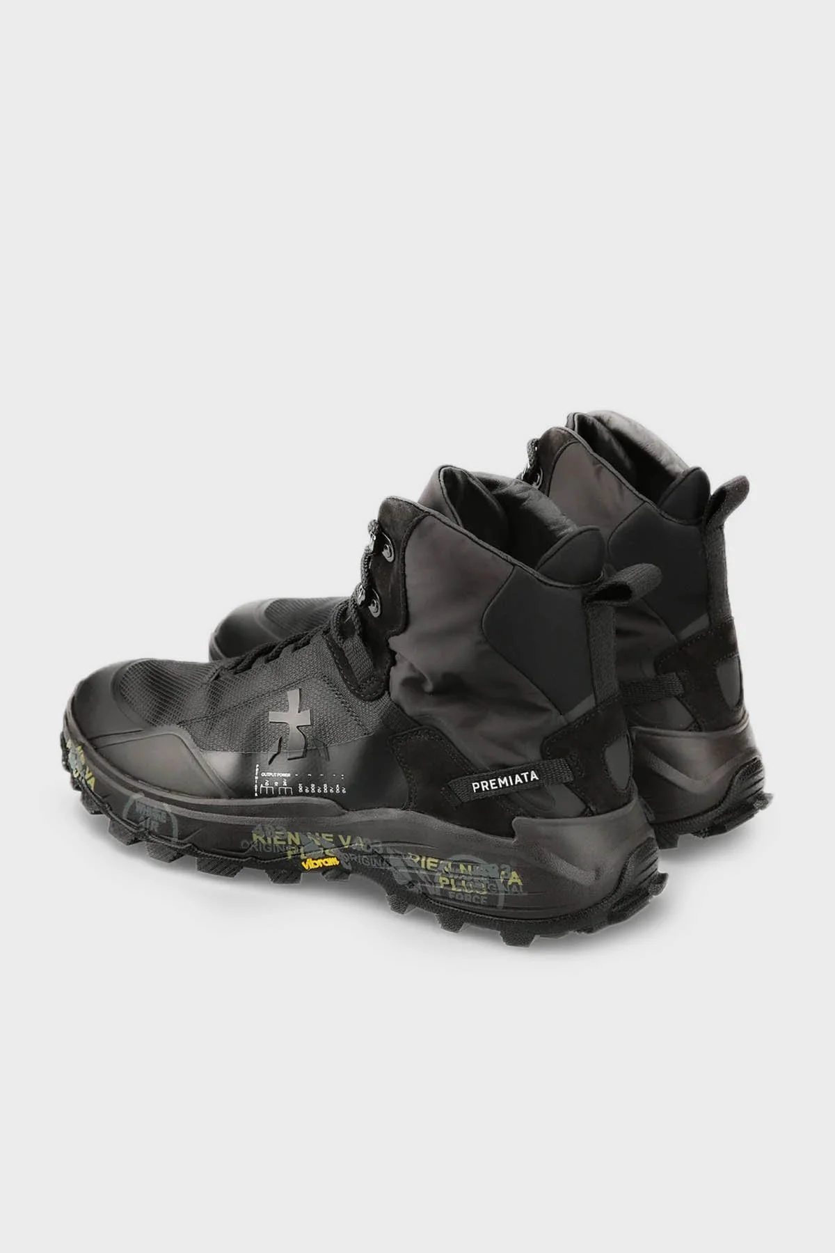 Premiata Bilekli Sneaker Erkek Ayakkabı SAINT CROSS 326 SİYAH - 11