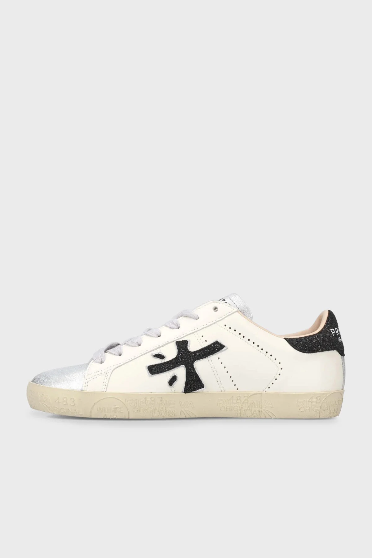 Premiata Deri Logolu Sneaker Bayan Ayakkabı STEVEND 6936 BEYAZ - 3