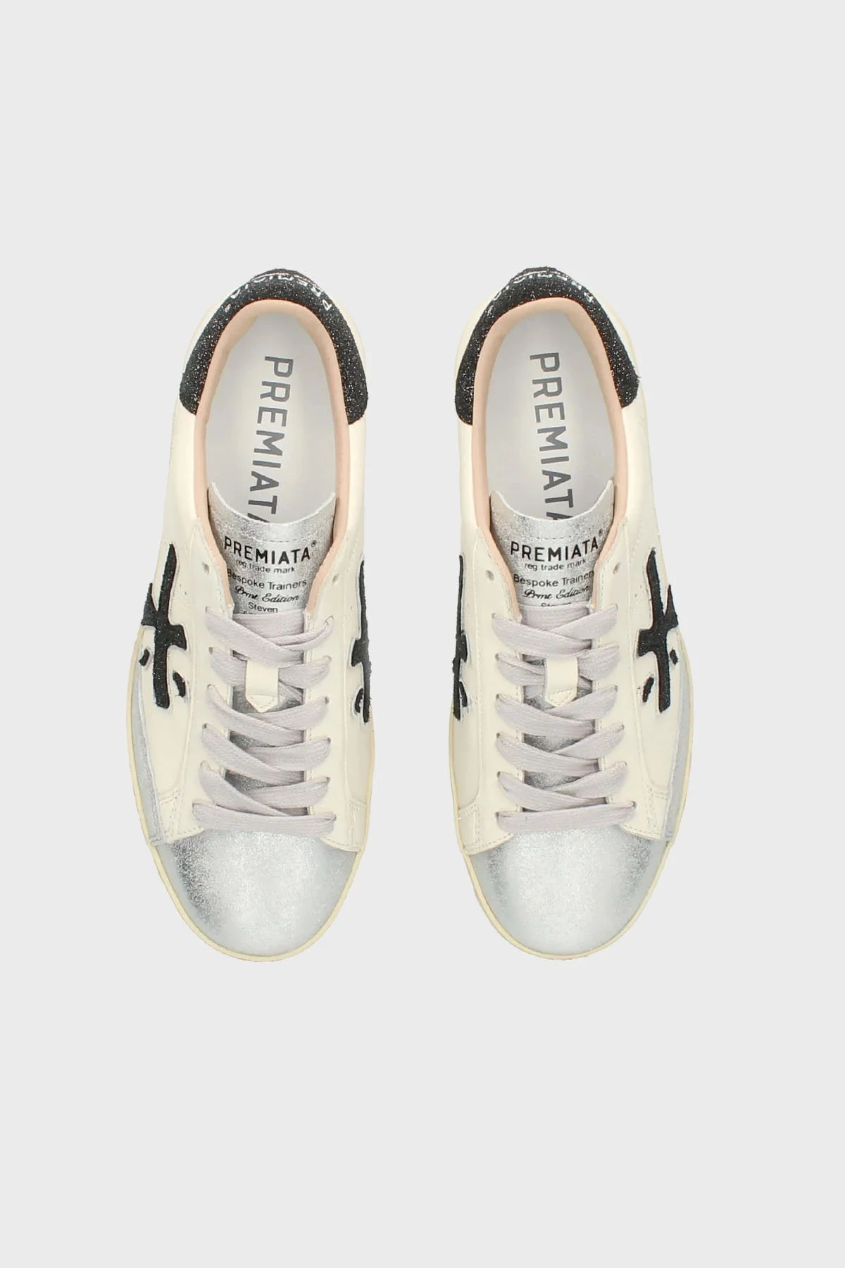 Premiata Deri Logolu Sneaker Bayan Ayakkabı STEVEND 6936 BEYAZ - 4