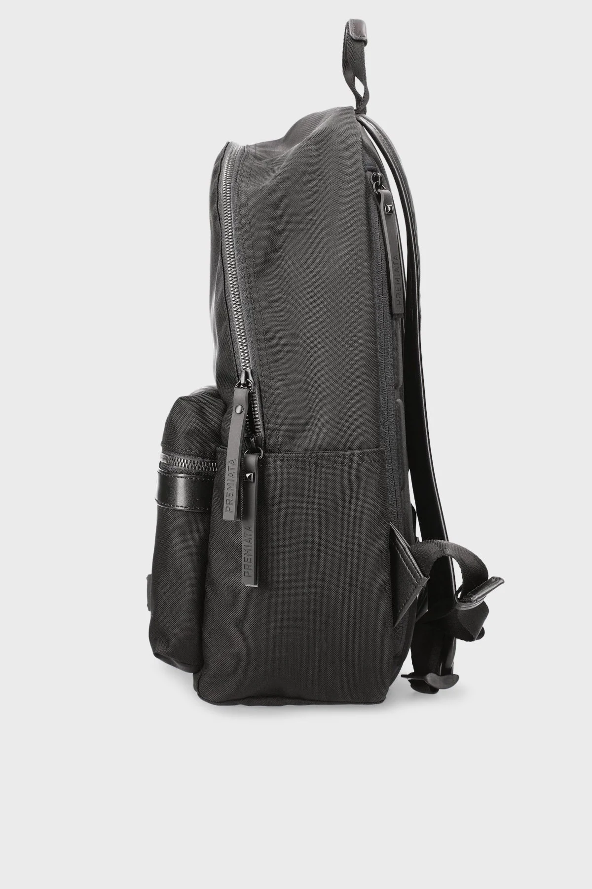 Premiata Logolu Ayarlanabilir Omuz Askılı Erkek Sırt Çantası BLADE 2121 SİYAH - 3