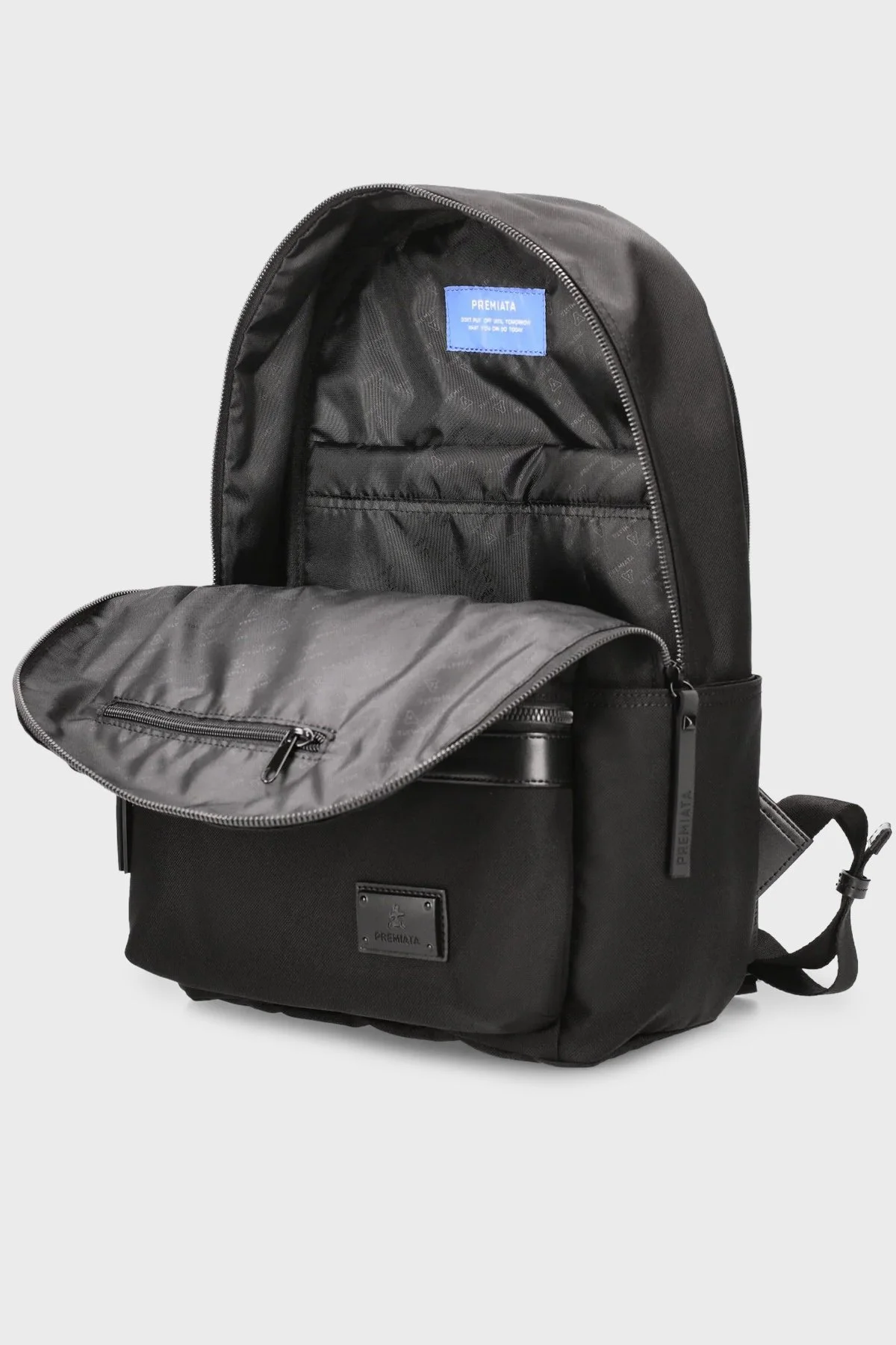 Premiata Logolu Ayarlanabilir Omuz Askılı Erkek Sırt Çantası BLADE 2121 SİYAH - 5