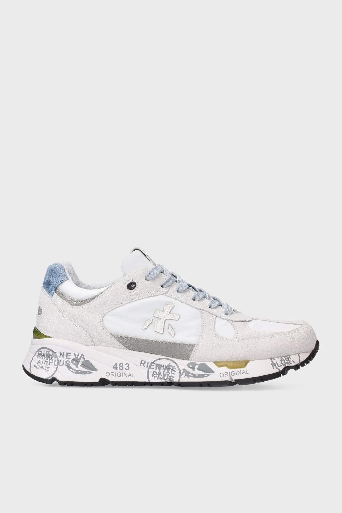 Premiata Logolu Deri Sneaker Erkek Ayakkabı MASE 6162 BEYAZ - 1