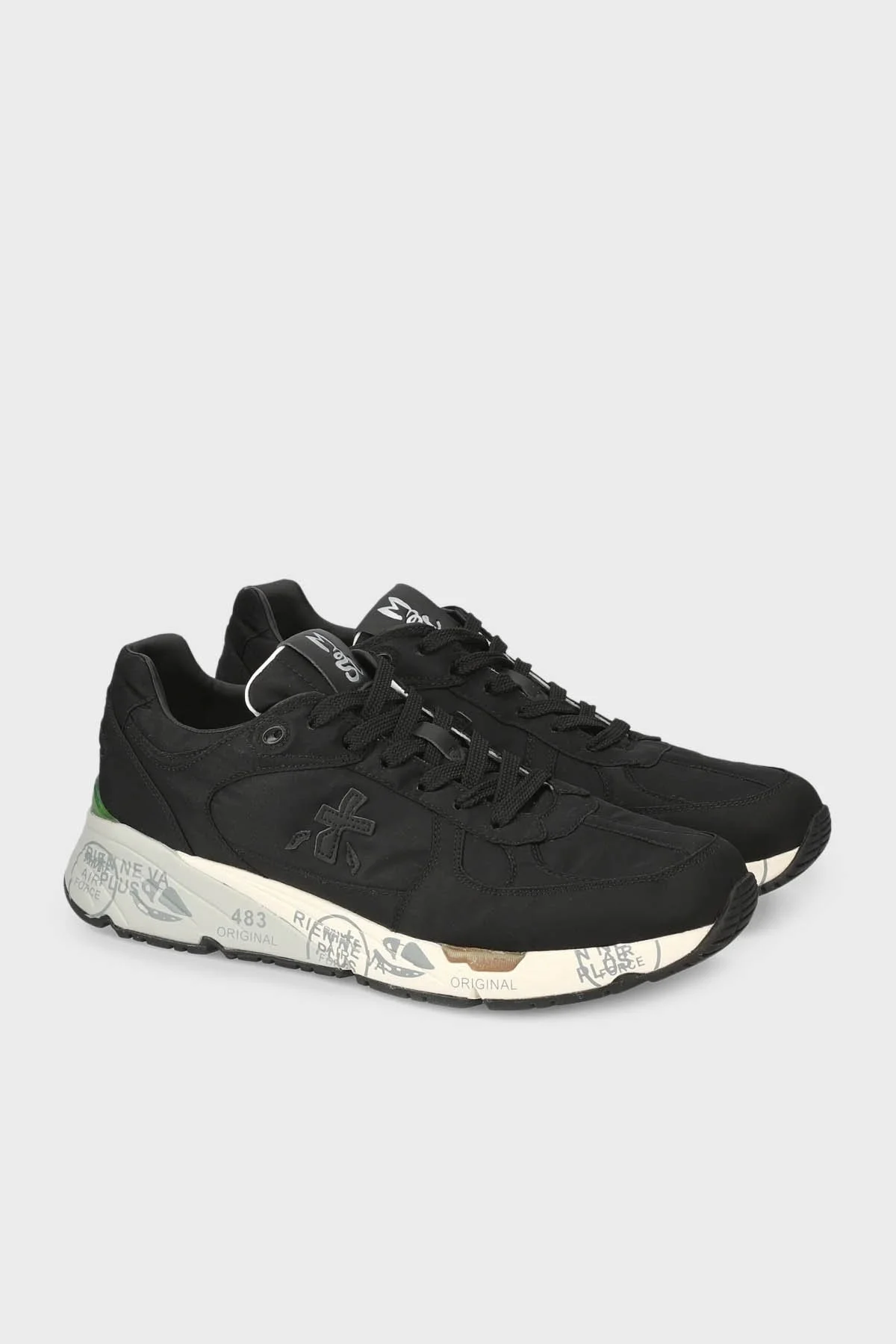 Premiata Logolu Sneaker Erkek Ayakkabı MASE 7087 SİYAH - 3