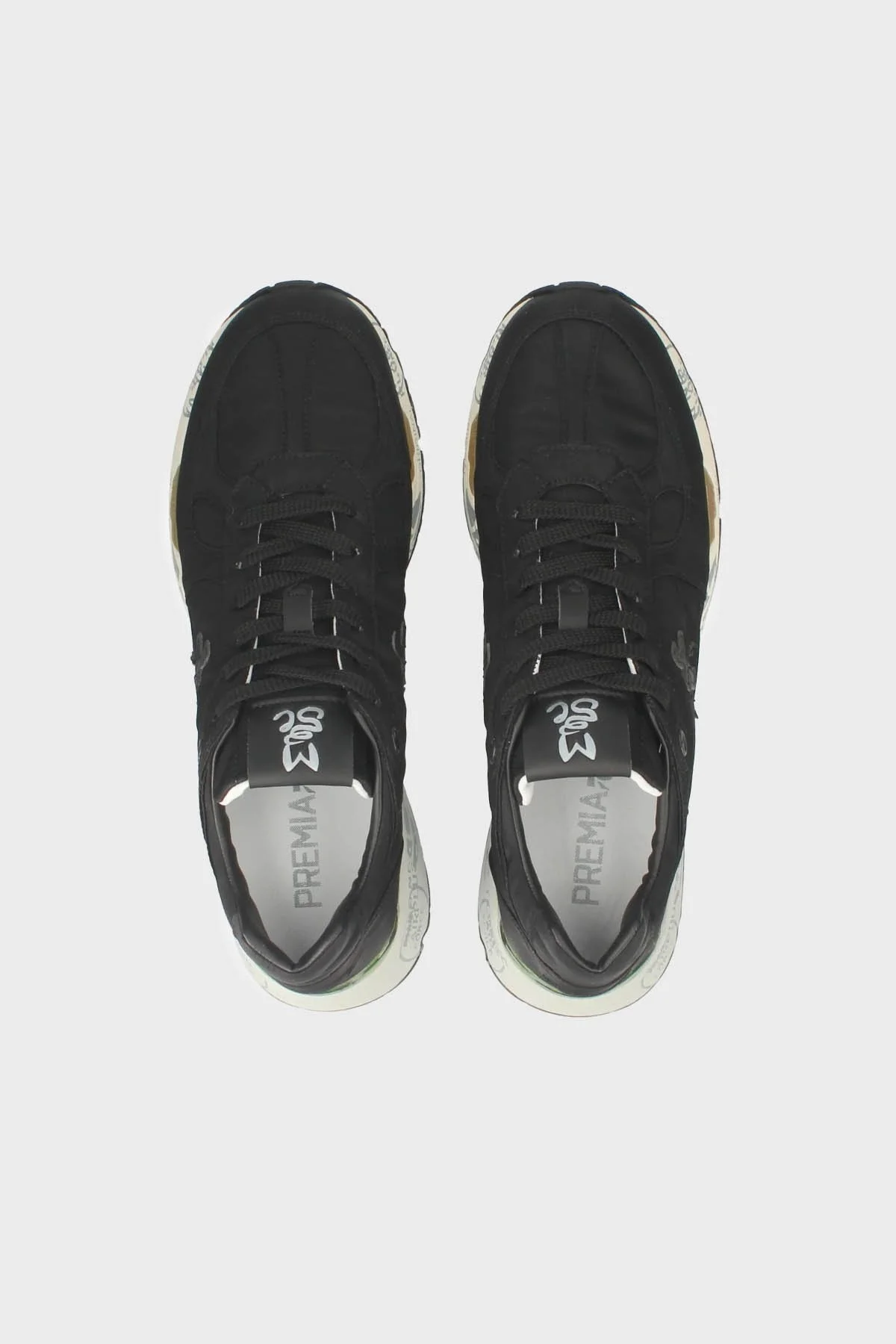 Premiata Logolu Sneaker Erkek Ayakkabı MASE 7087 SİYAH - 5