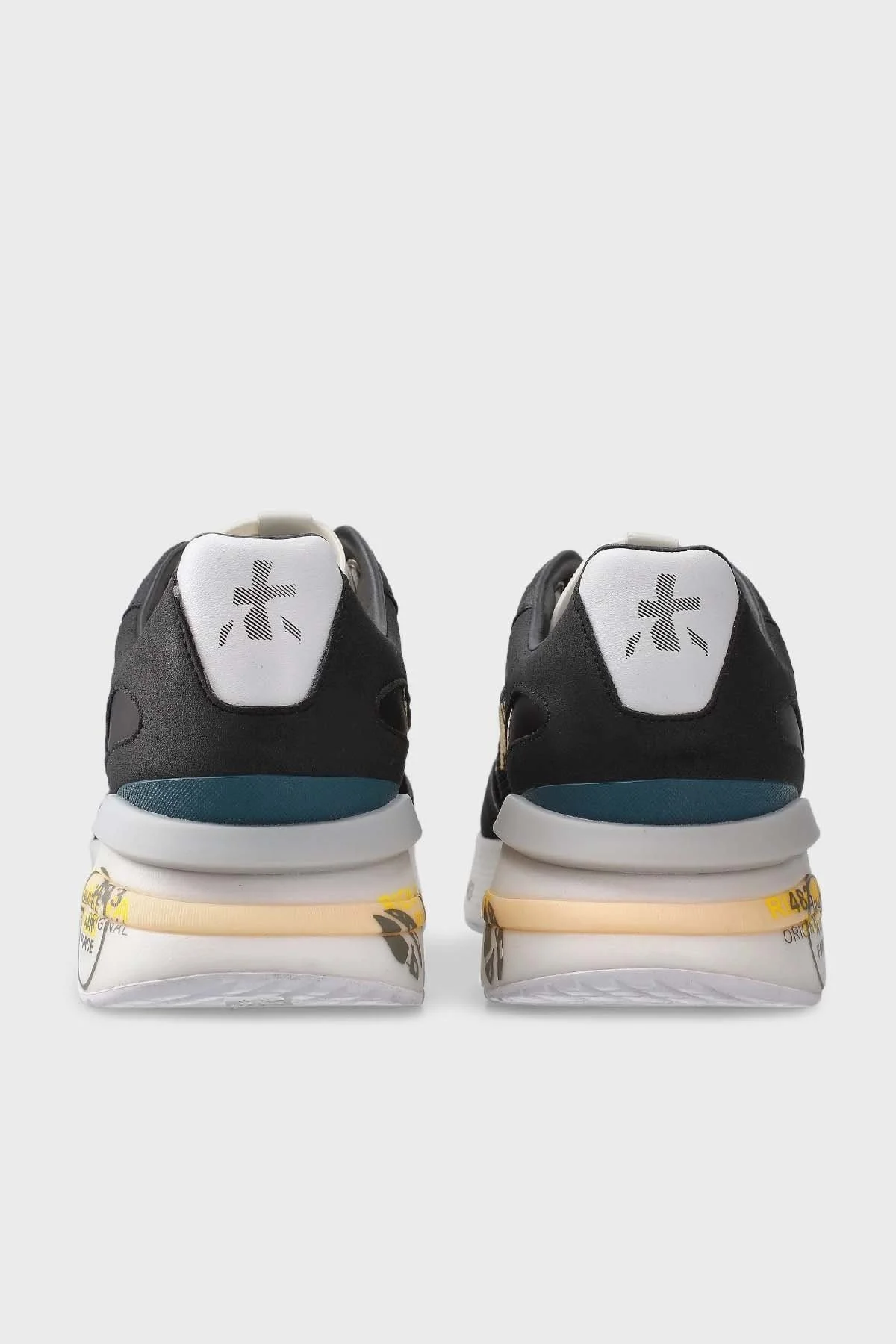 Premiata Logolu Sneaker Erkek Ayakkabı MOE RUN 6335 SİYAH - 7