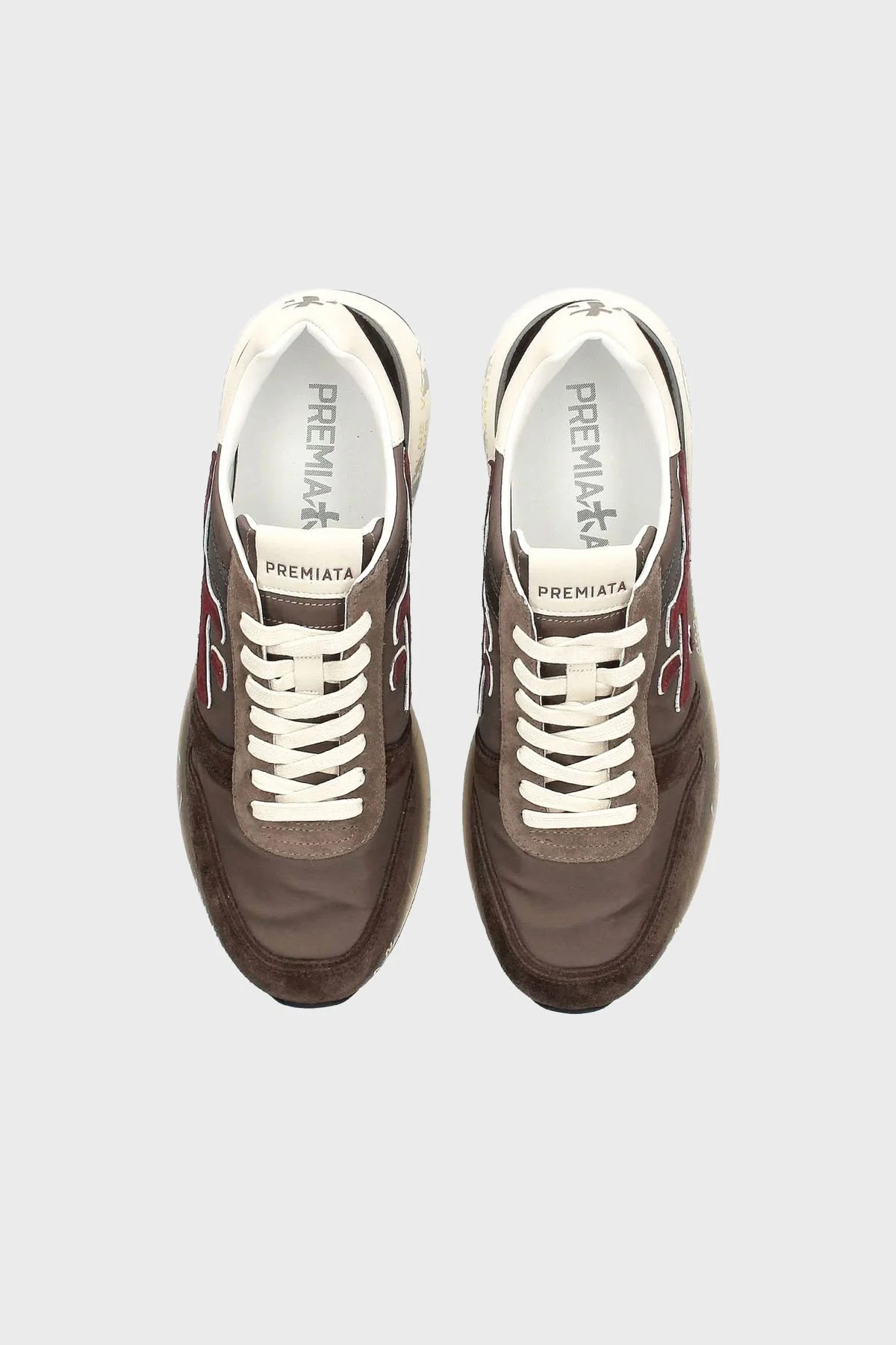 Premiata Logolu Süet Detaylı Sneaker Erkek Ayakkabı MICK 7714 LACİVERT - 3