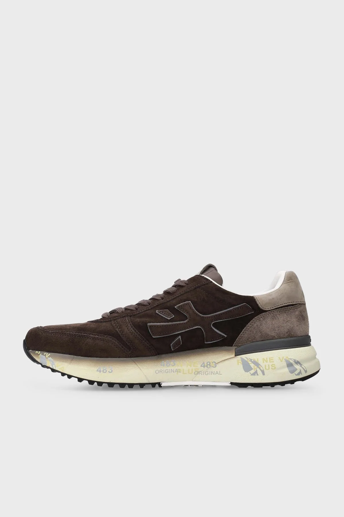 Premiata Logolu Süet Sneaker Erkek Ayakkabı MICK 7898 KAHVE - 2