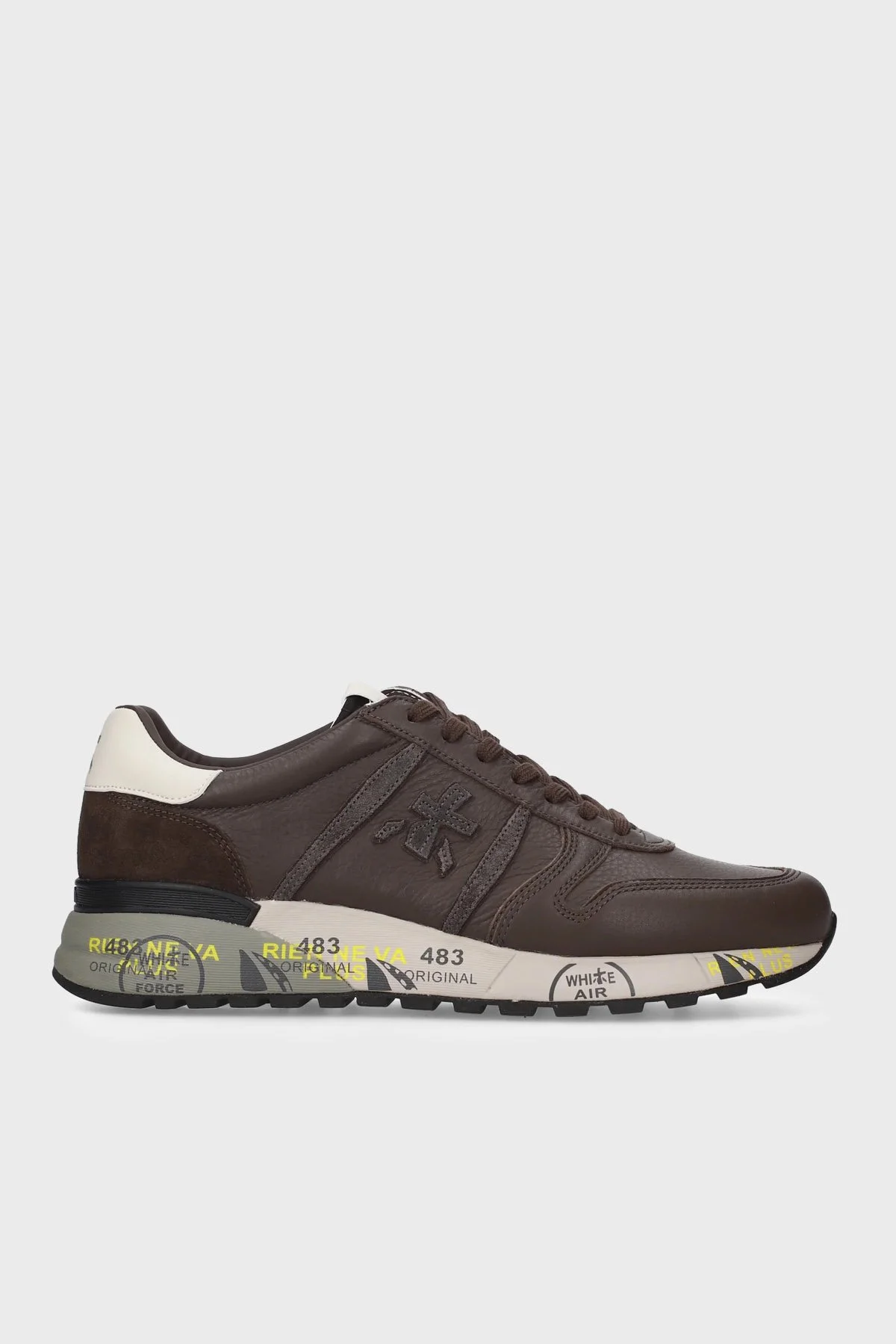 Premiata Süet Detaylı Sneaker Erkek Ayakkabı LANDER 8658 Kahve - 1
