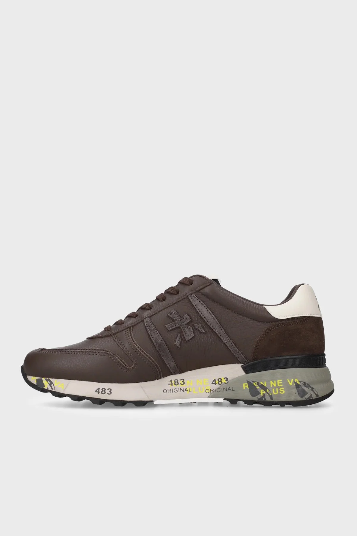 Premiata Süet Detaylı Sneaker Erkek Ayakkabı LANDER 8658 Kahve - 3
