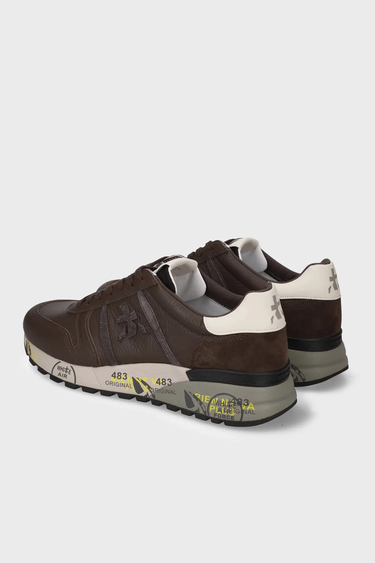 Premiata Süet Detaylı Sneaker Erkek Ayakkabı LANDER 8658 Kahve - 5