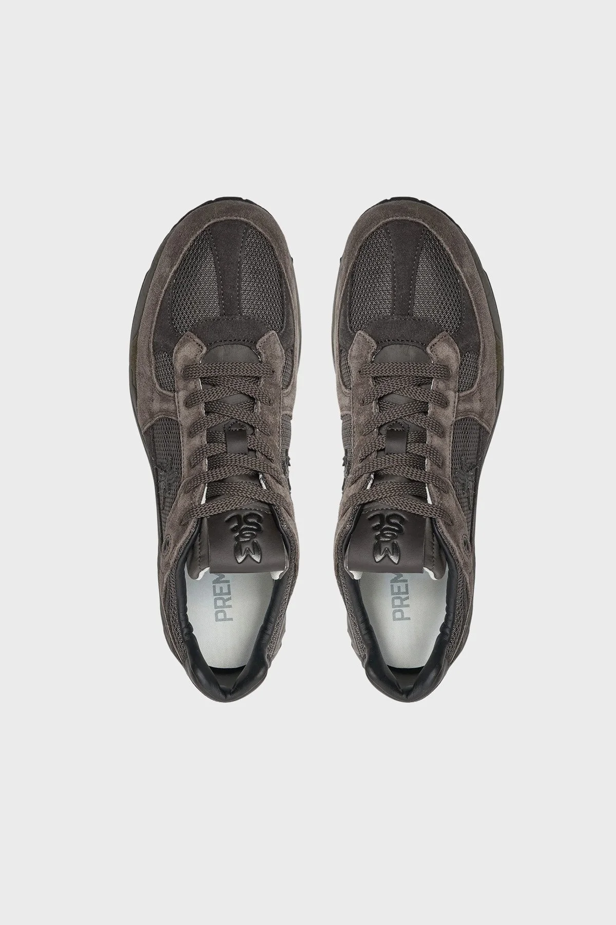 Premiata Süet Detaylı Sneaker Erkek Ayakkabı MASE 6875 Kahve - 5