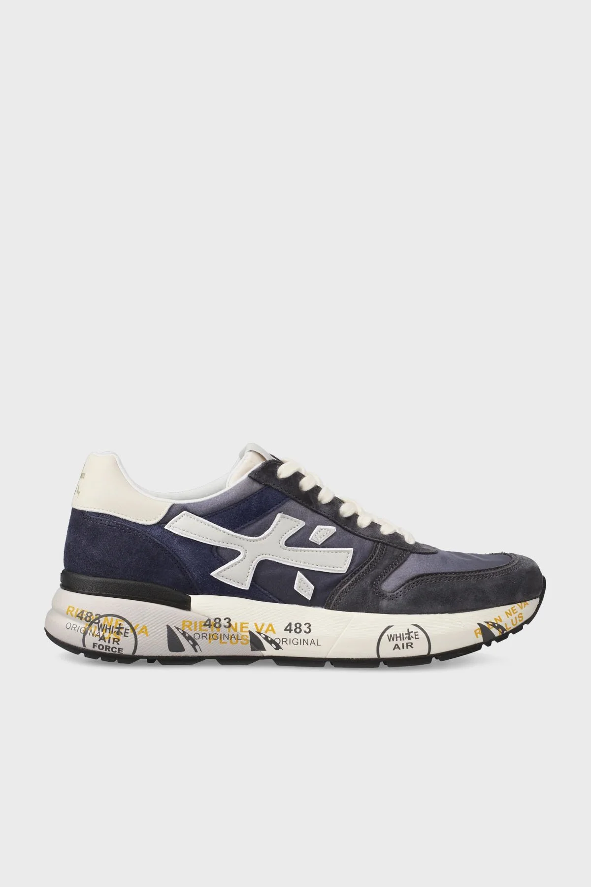 Premiata Süet Logolu Sneaker Erkek Ayakkabı MICK 7209 LACİVERT - 7