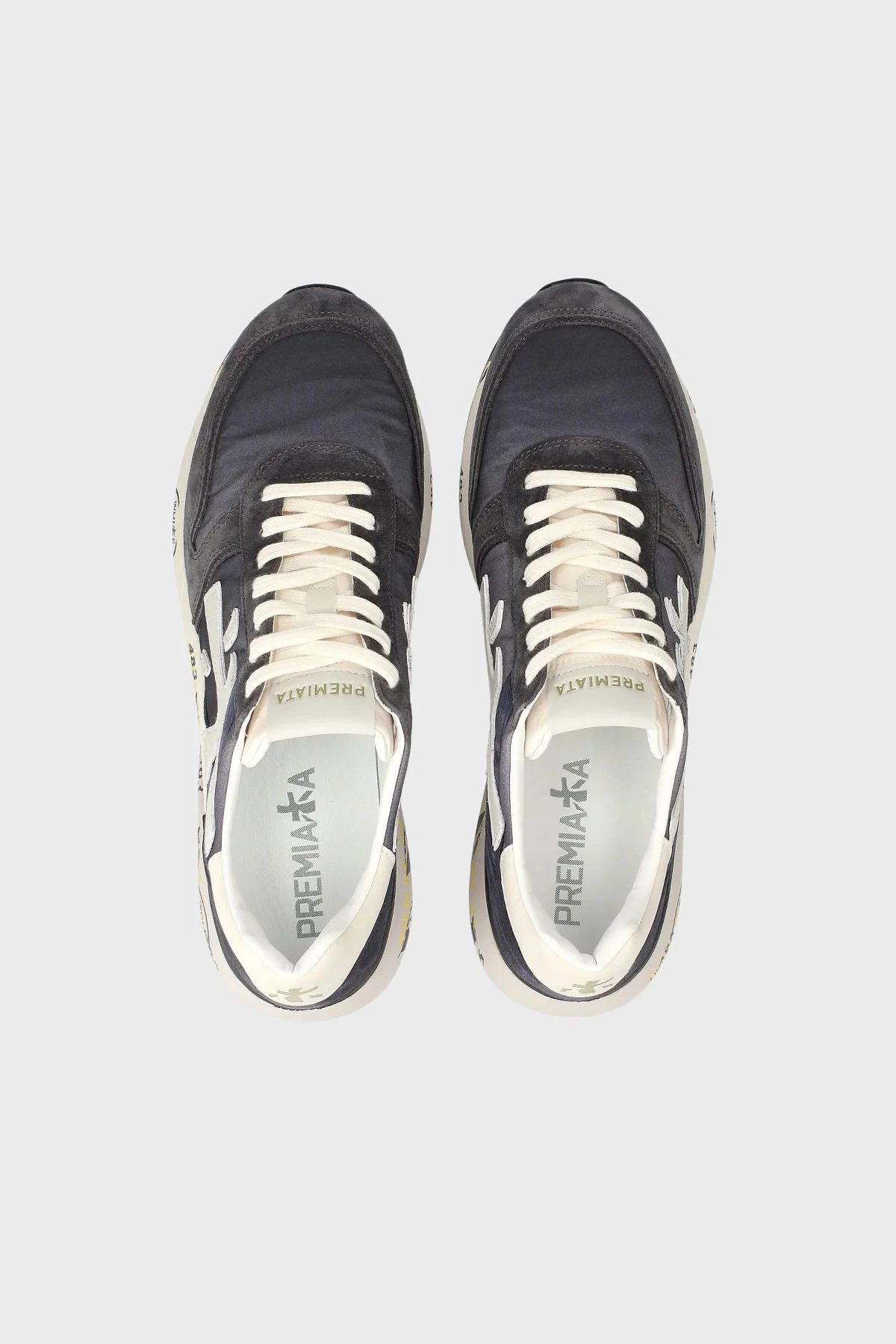 Premiata Süet Logolu Sneaker Erkek Ayakkabı MICK 7209 LACİVERT - 9