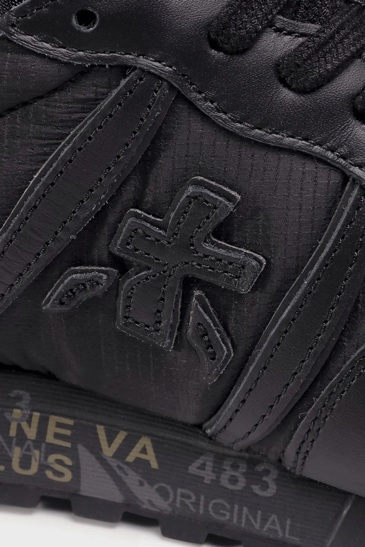 Premiata Tabanı Baskılı Deri Günlük Spor Erkek Ayakkabı ERIC VAR 4939 SİYAH - 7