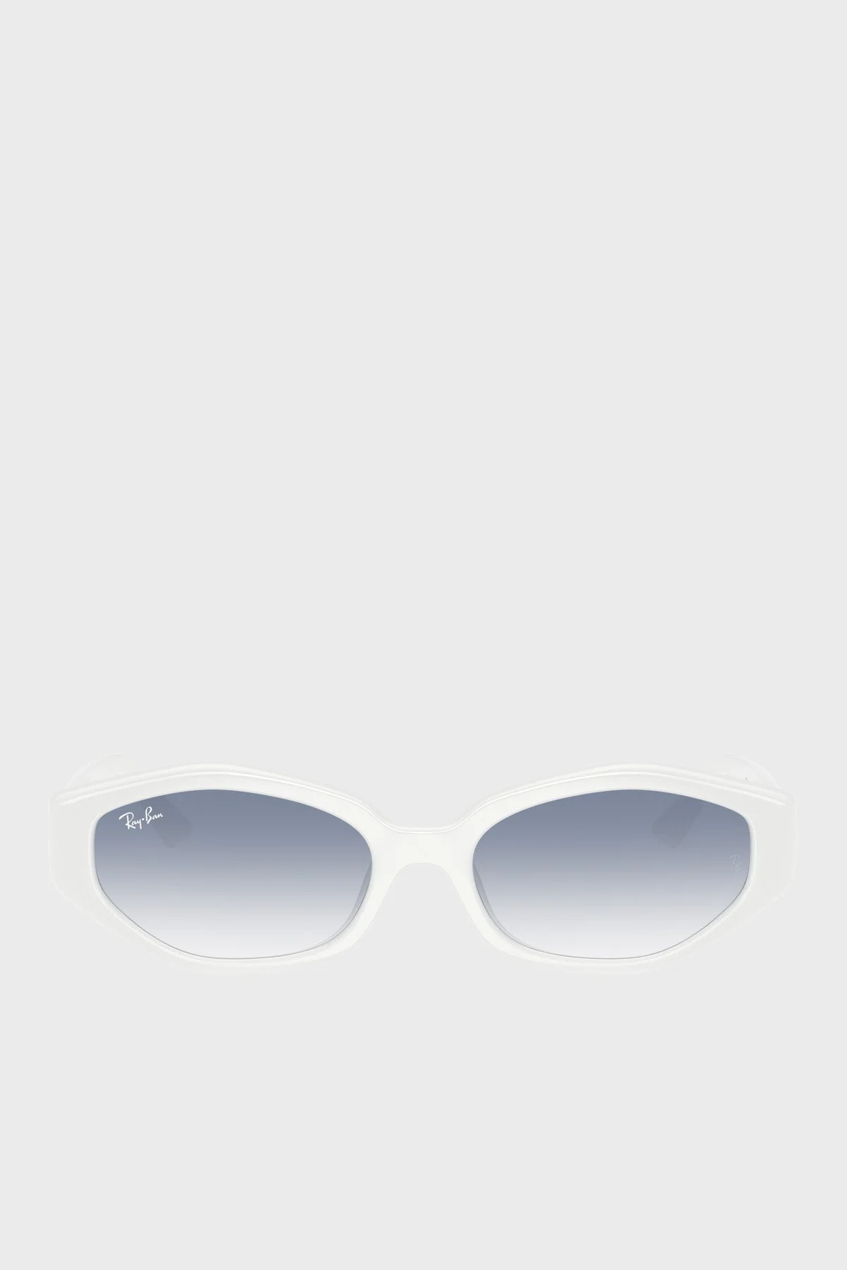 Ray Ban Asimetrik Güneş Unisex Gözlük 0RB4473D 677219 56 Beyaz - 3