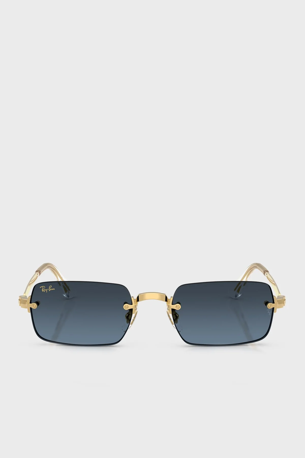 Ray Ban Dikdörtgen Erkek Gözlük 0RB3928 001S2 54 Altın - 2