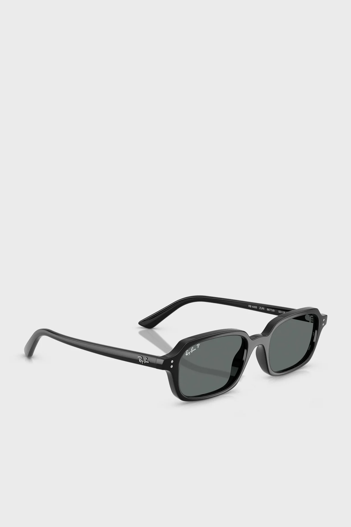 Ray Ban Dikdörtgen Güneş Unisex Gözlük 0RB4455 667781 52 Siyah - 4