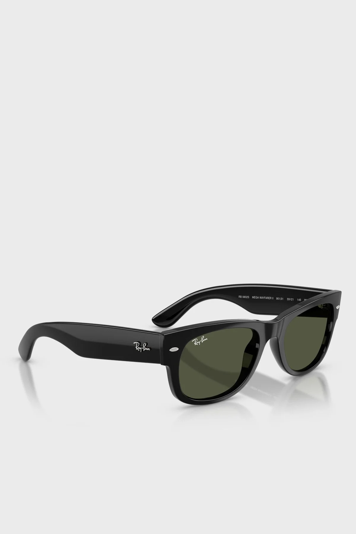 Ray Ban Kare Güneş Unisex Gözlük 0RB0832S 90131 52 Siyah - 4
