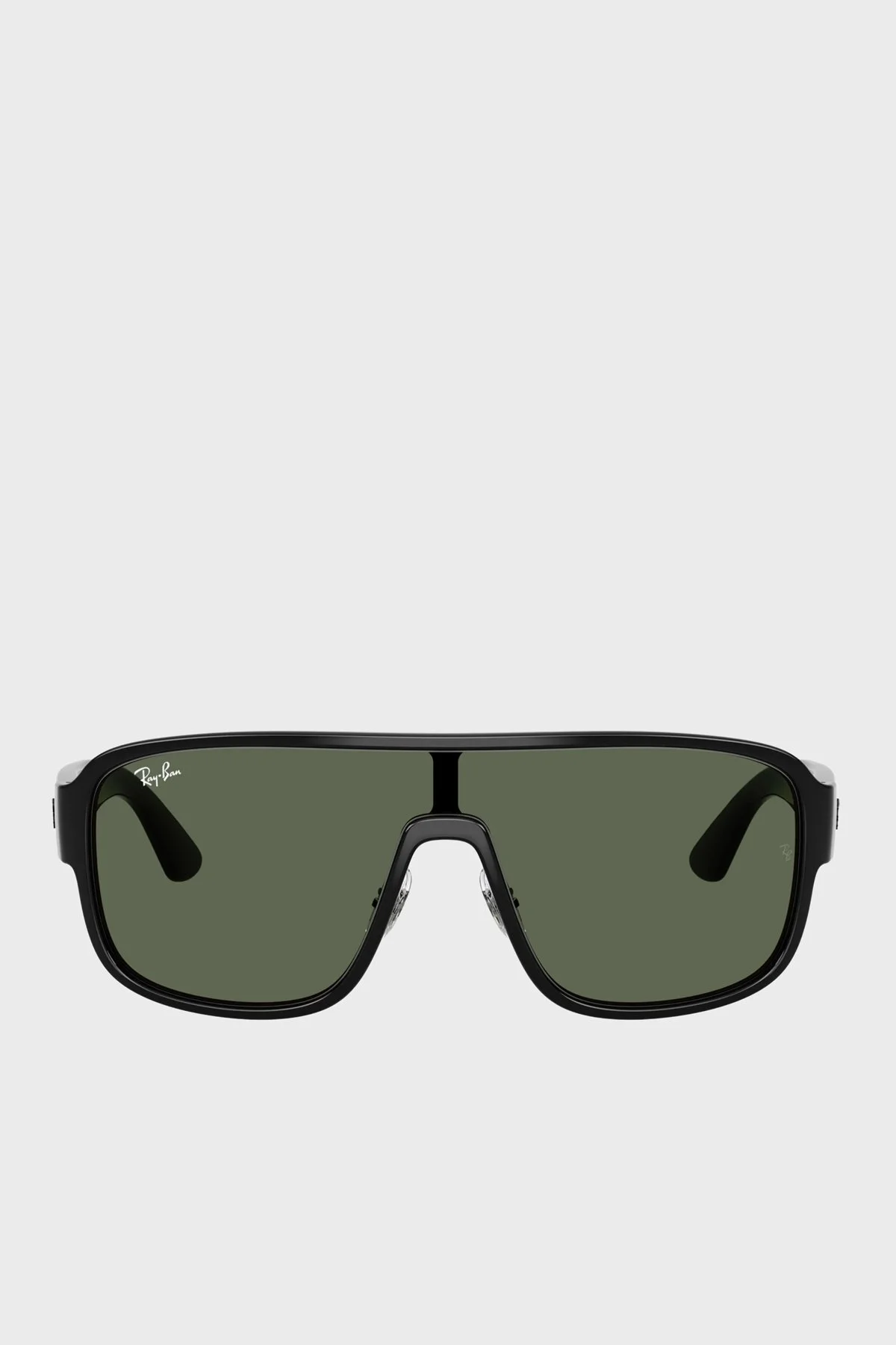 Ray Ban Logolu Dikdörtgen Güneş Unisex Gözlük 0RB2229 90171 29 Siyah - 2