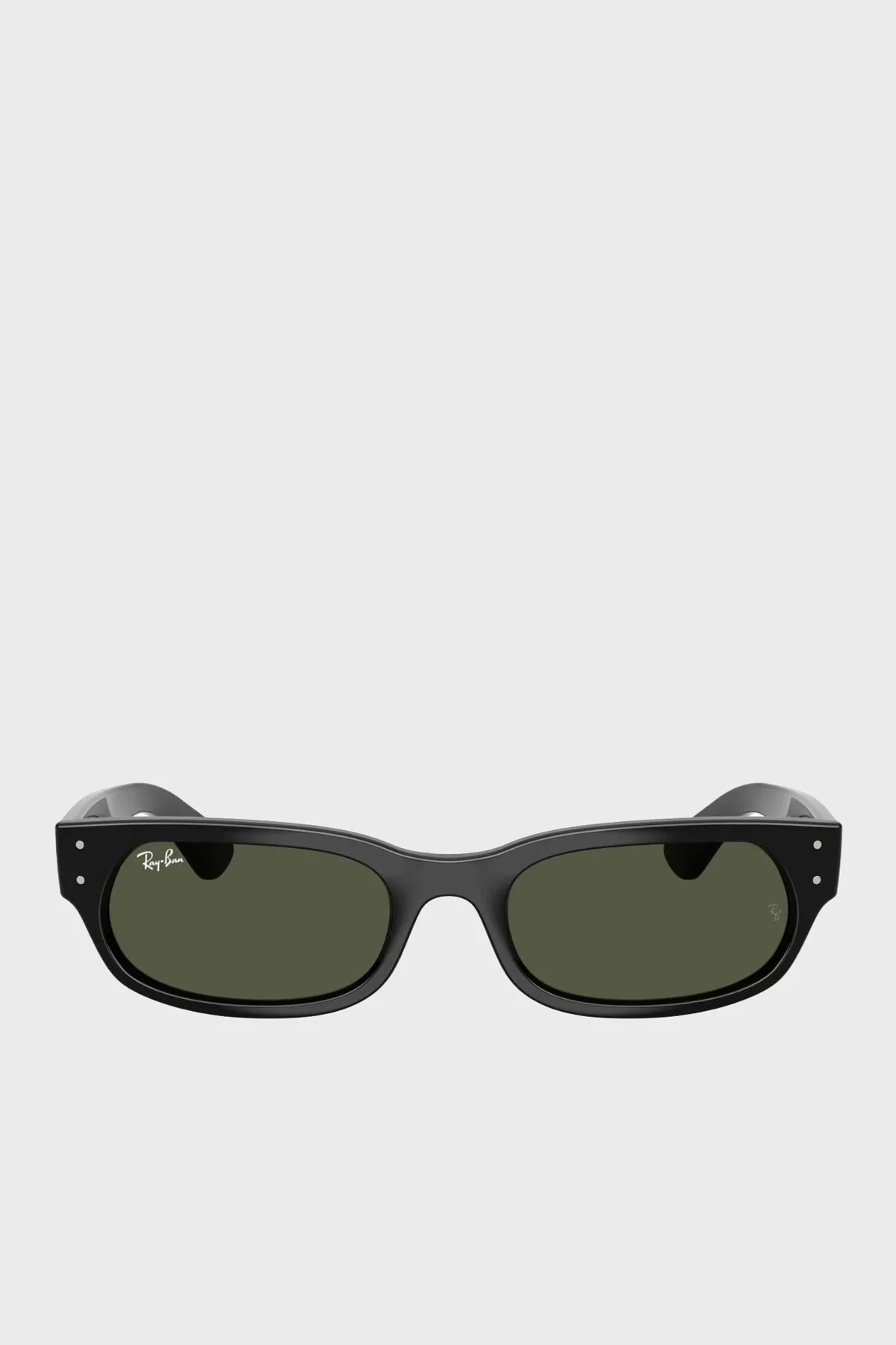 Ray Ban Logolu Dikdörtgen Güneş Unisex Gözlük 0RB2236 90131 54 Siyah - 2