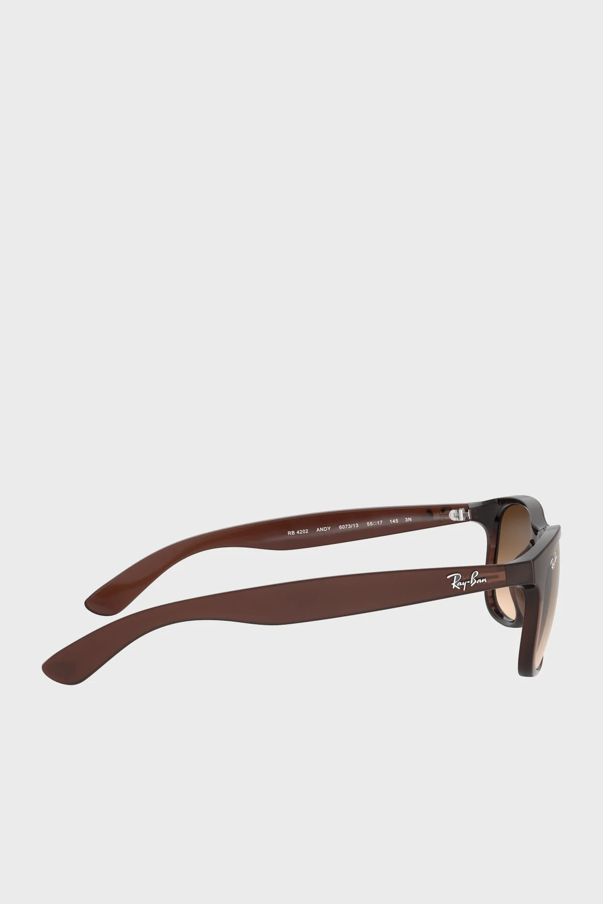 Ray Ban Logolu Güneş Erkek Gözlük 0RB4202 607313 55 Kahve - 6
