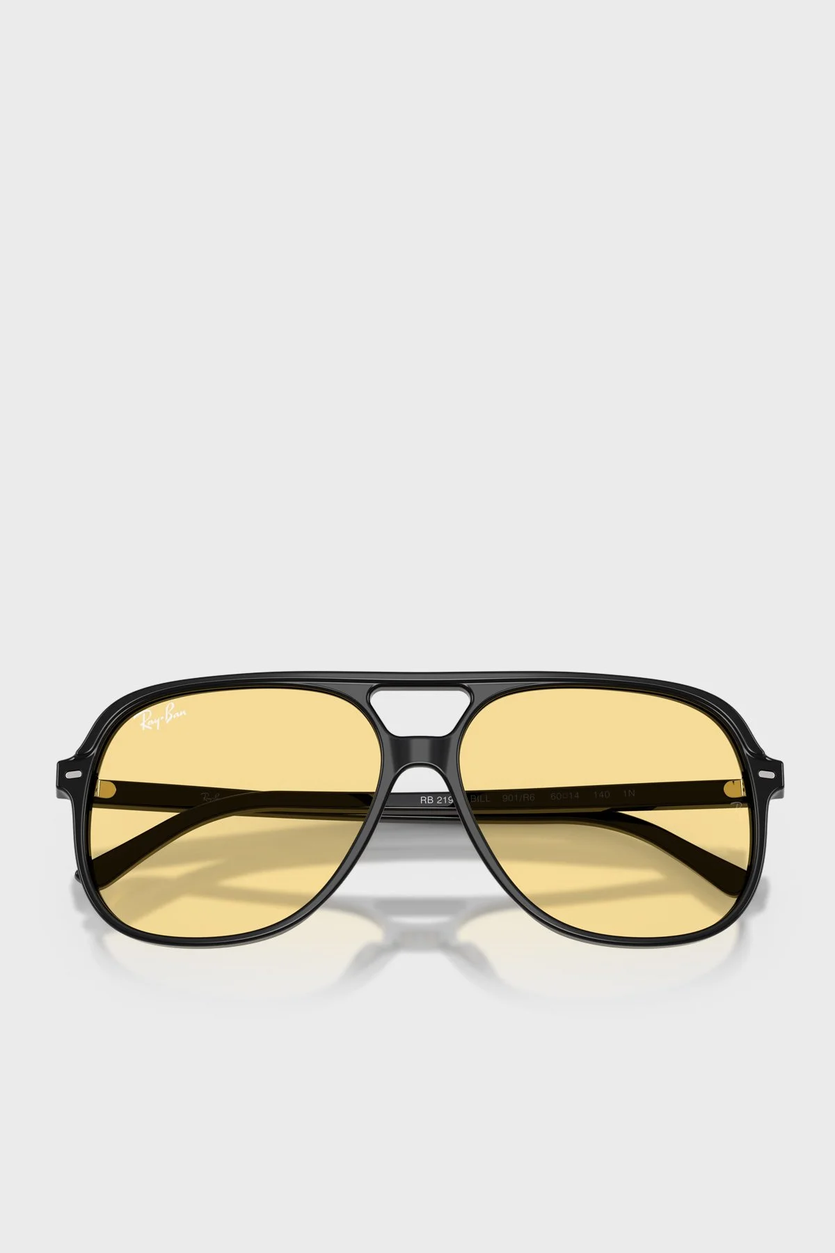Ray Ban Logolu Güneş Unisex Gözlük 0RB2198 901R6 60 Siyah - 4