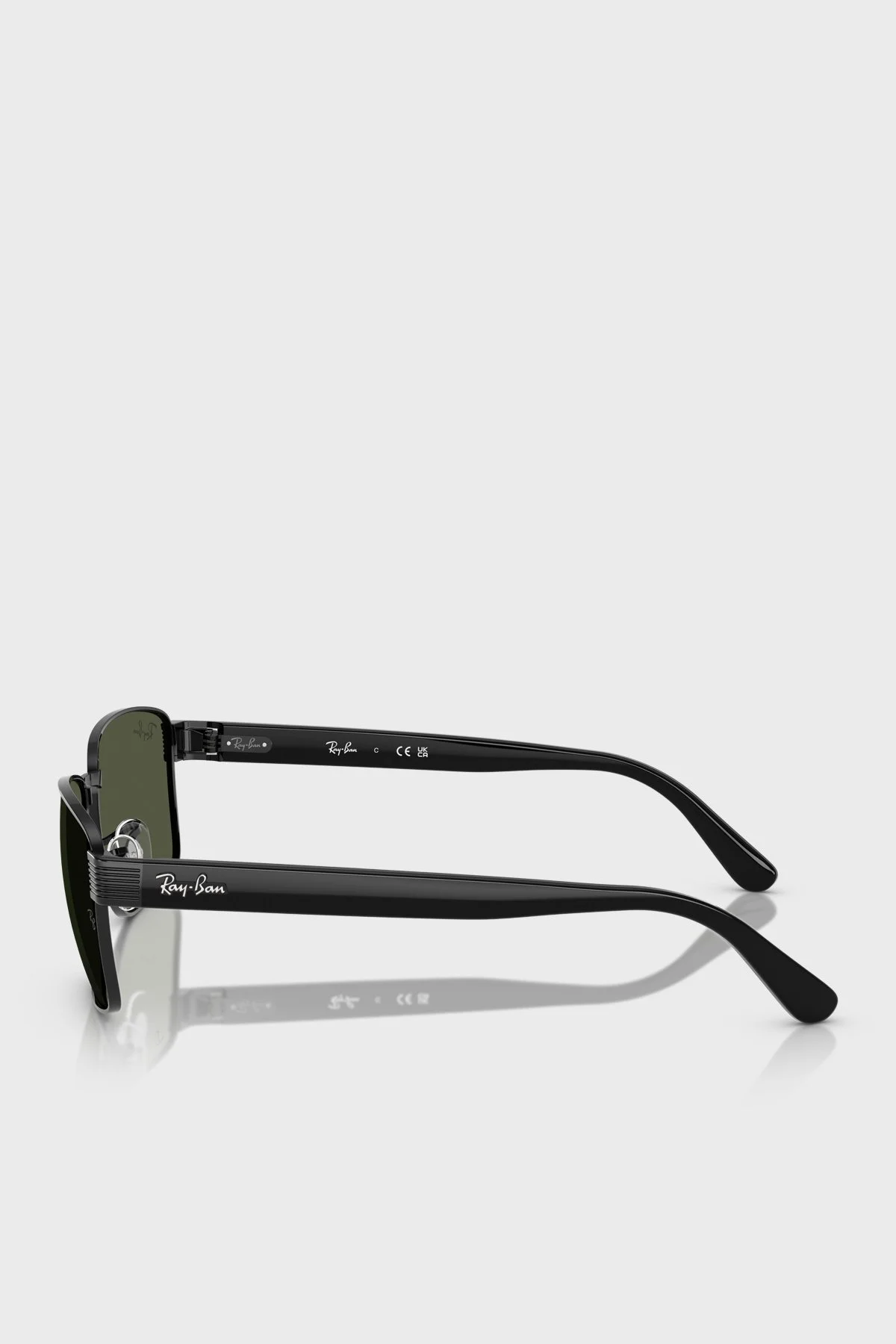 Ray Ban Logolu Güneş Unisex Gözlük 0RB3750 00231 62 Siyah - 2