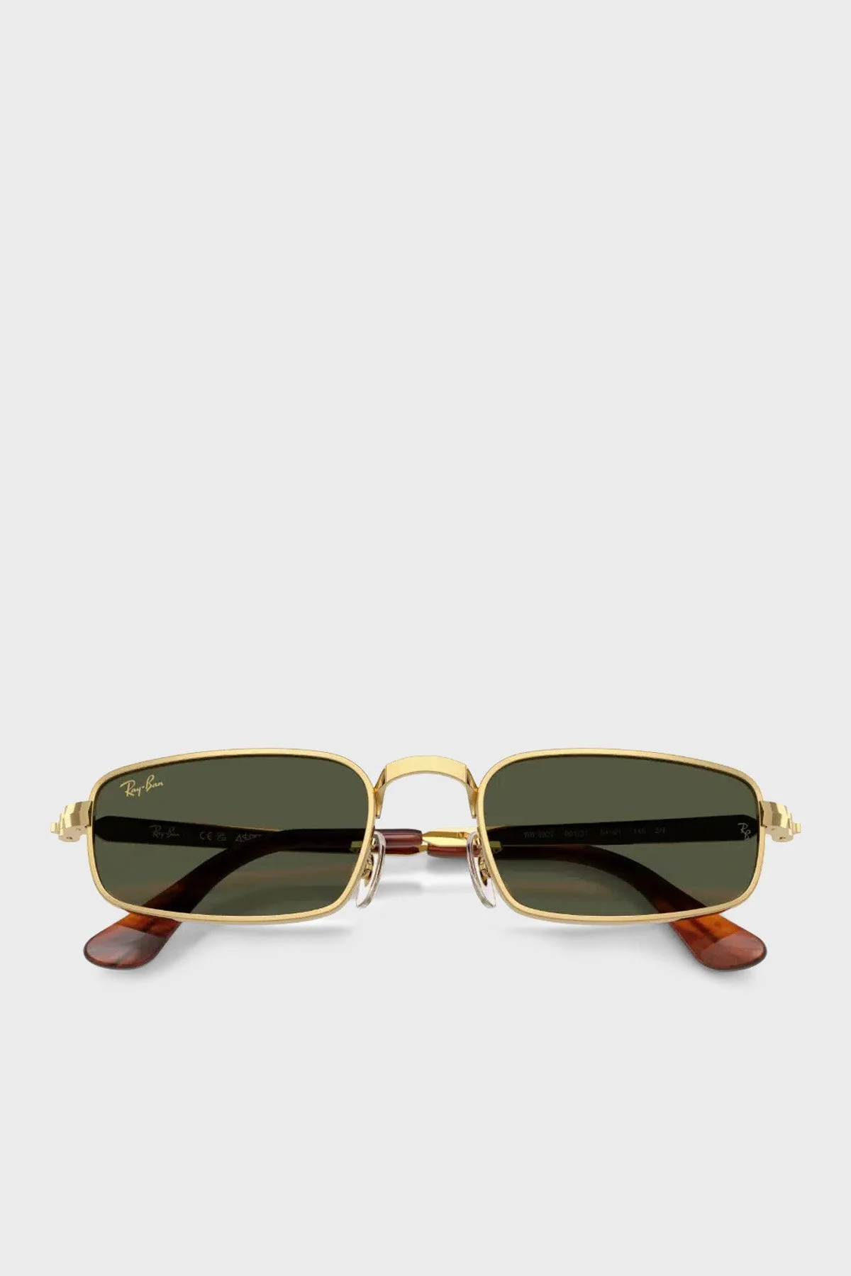 Ray-Ban Logolu Güneş Unisex Gözlük 0RB3927 00131 54 Altın - 5