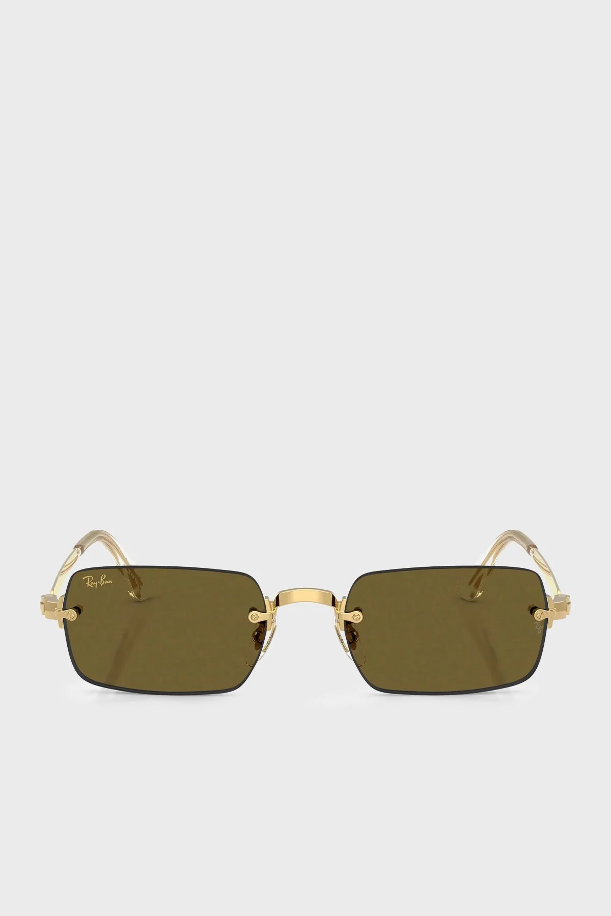 Ray Ban Logolu Güneş Unisex Gözlük 0RB3928 00173 54 ALTIN - 2