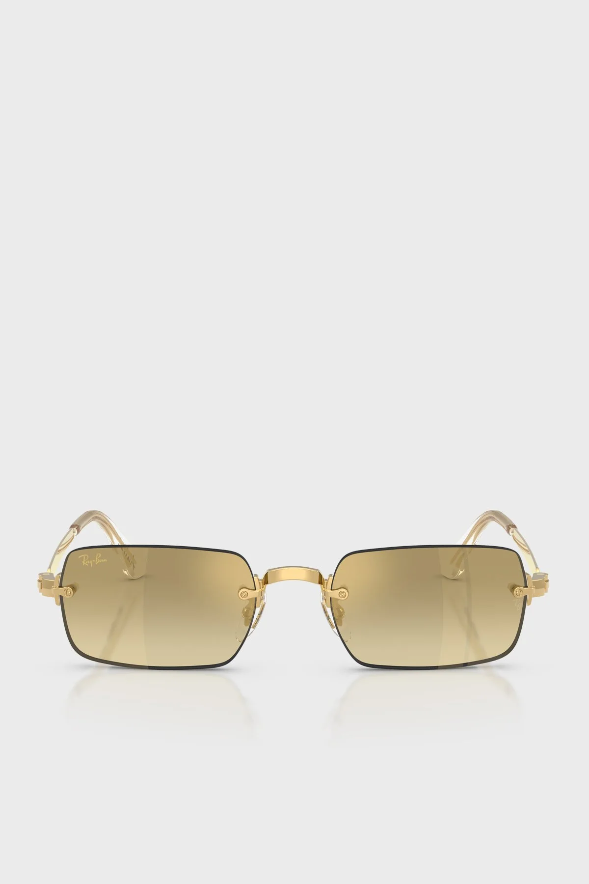 Ray Ban Logolu Güneş Unisex Gözlük 0RB3928 0017I 54 ALTIN - 4