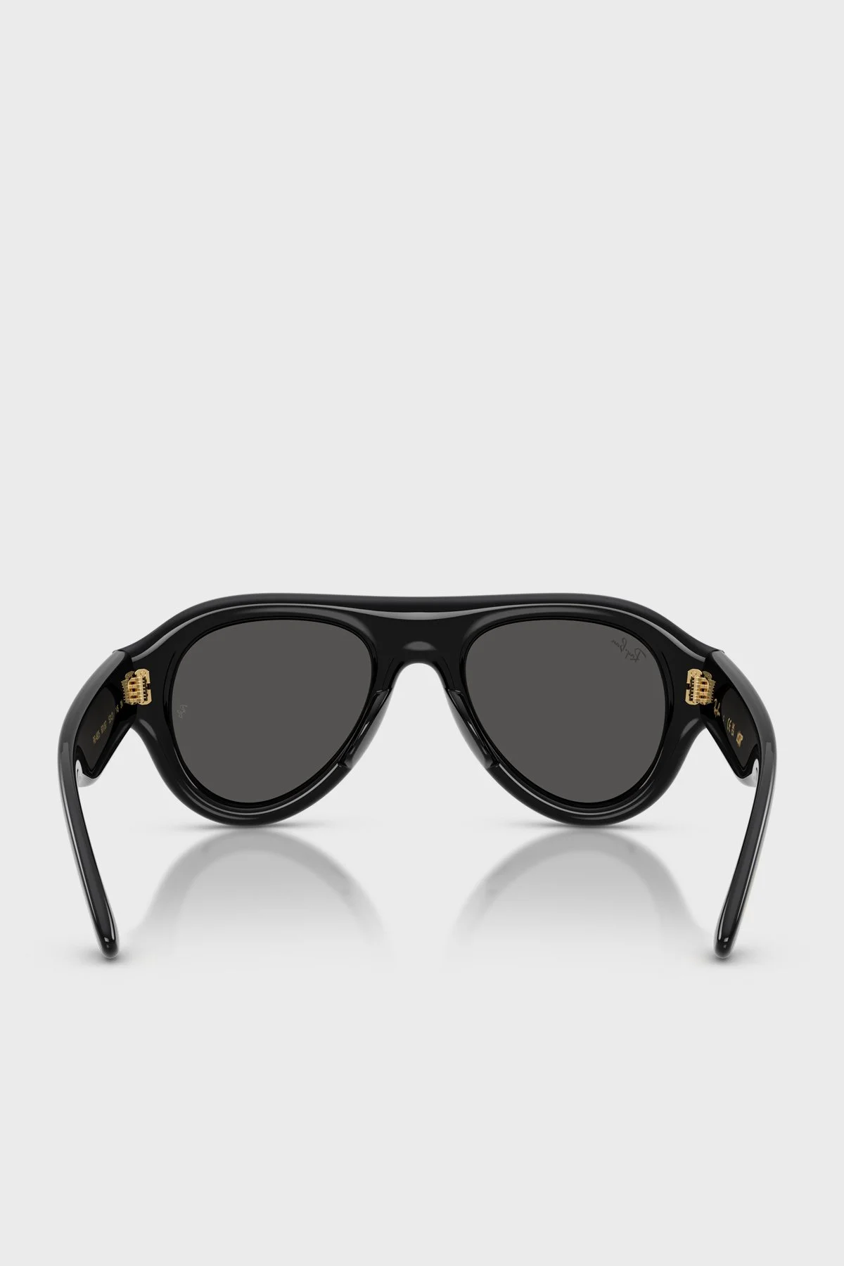Ray Ban Logolu Güneş Unisex Gözlük 0RB4925 60187 52 Siyah - 3