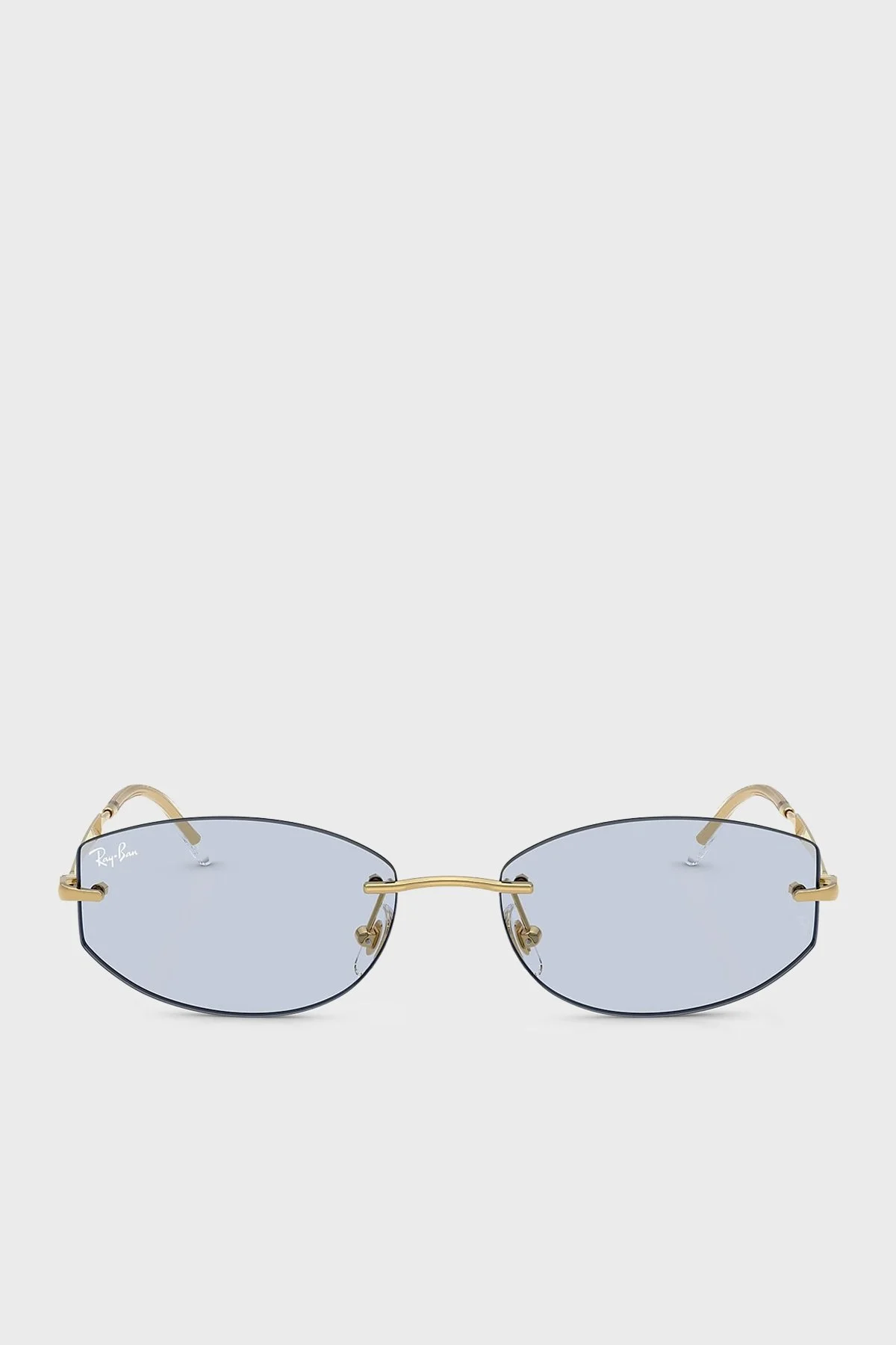 Ray Ban Logolu Phantos Güneş Unisex Gözlük 0RB3792 001MF 55 Altın - 2
